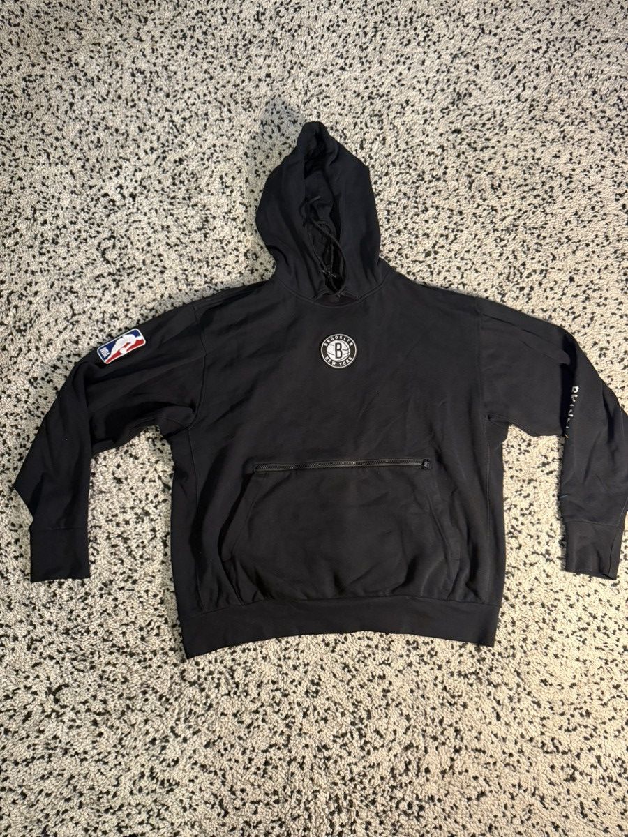 Nike Brooklyn Nets Warm-up Hoodie Size US XL / EU 56 / 4 - 1 Thumbnail