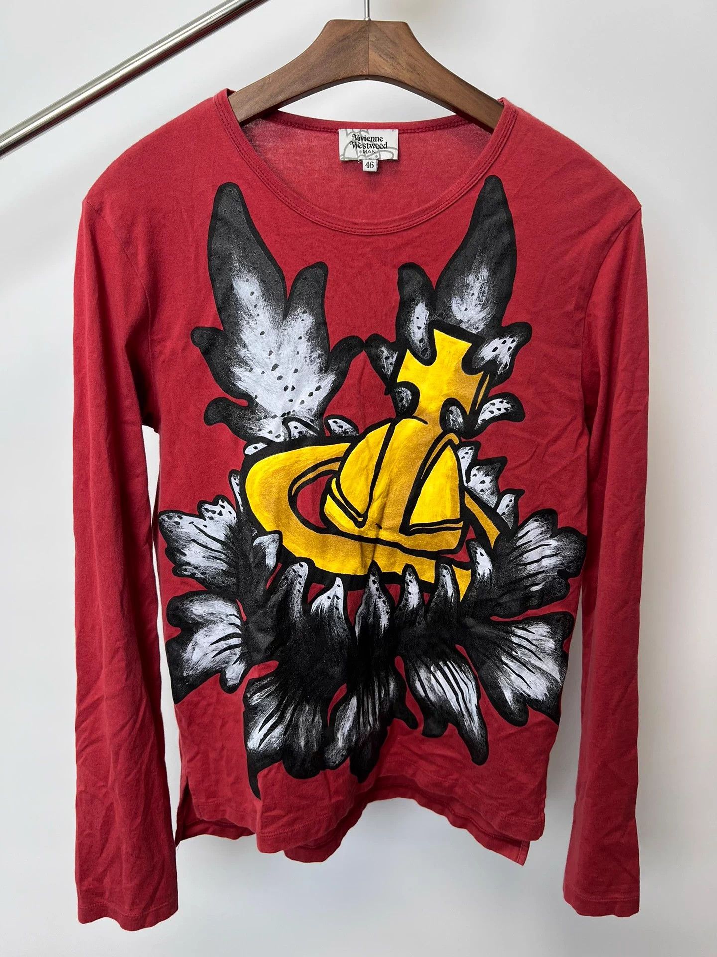 Vivienne Westwood Vivienne Westwood Y2K Saturn Print Watermelon Red Long T Size US S / EU 44-46 / 1 - 4 Thumbnail