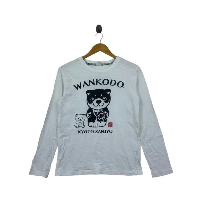 Vintage WANKODO KYOTO SANJYO Japanese Cartoon Anime Tee Shirt Size M / US 6-8 / IT 42-44 - 1 Thumbnail