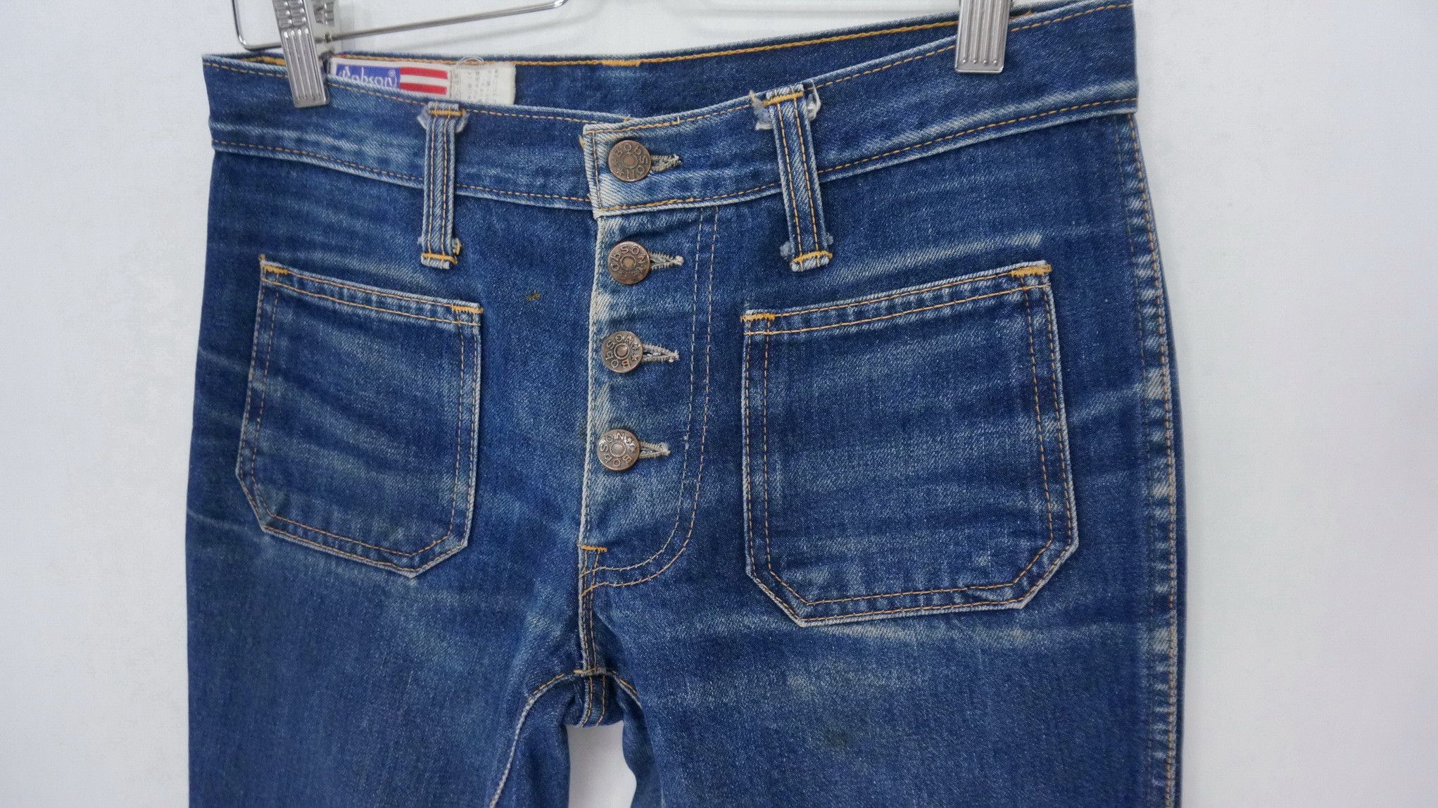 Hysteric Glamour BOBSON Vintage Flare Bush Buttonfly Jeans Size US 28 / EU 44 - 4 Thumbnail