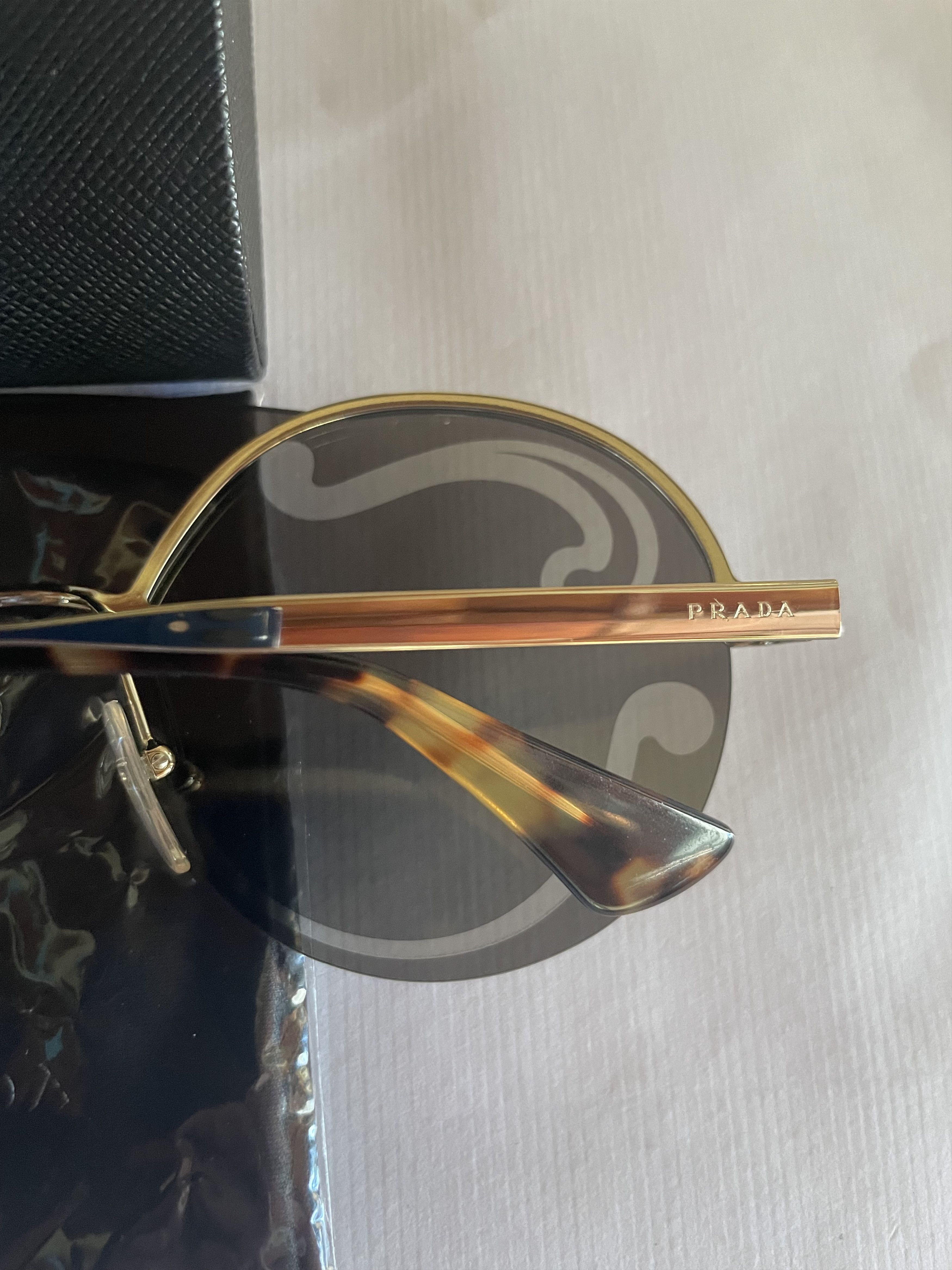 Prada Prada Cinema Evolution Round SPR 65T ZVN-ODW Sunglasses Size ONE SIZE - 8 Thumbnail