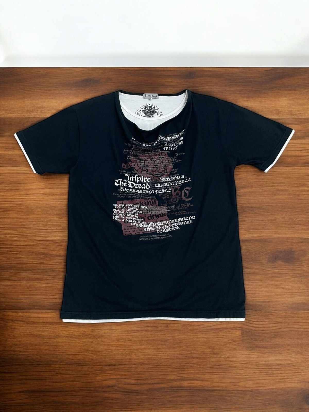 Hysteric Glamour Sorridiere Hades and Inferno Y2K Affliction Wording Poem Size US M / EU 48-50 / 2 - 1 Thumbnail