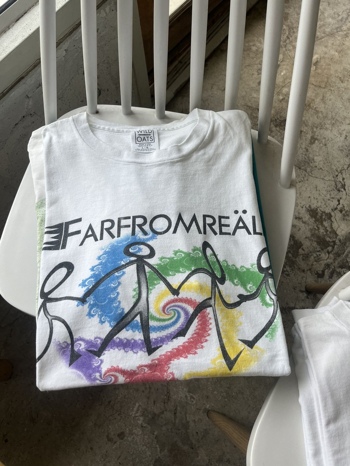 Vintage Vintage ERAZOR BITS FARFROM REALITY Fractal Art 90’s T-shirt Size US L / EU 52-54 / 3 - 1 Thumbnail