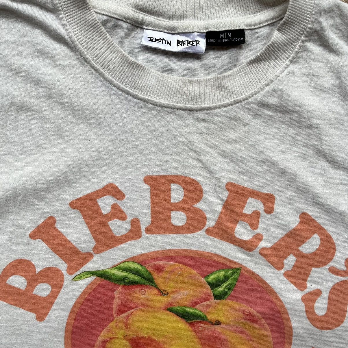 Cotton On × Justin Bieber × Rap Tees Cotton On X Justin Bieber Peaches Tee Size US M / EU 48-50 / 2 - 2 Thumbnail