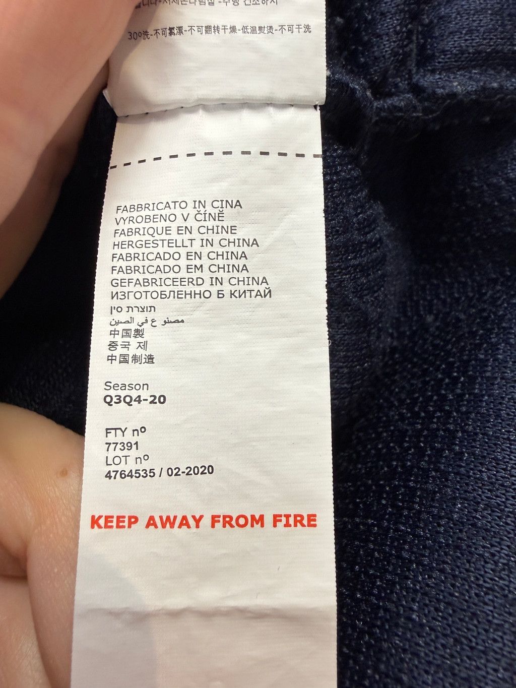 Kappa Kappa Iris Navy Fleece Quarter-Zip Sweatshirt Men Size S Size US S / EU 44-46 / 1 - 8 Thumbnail