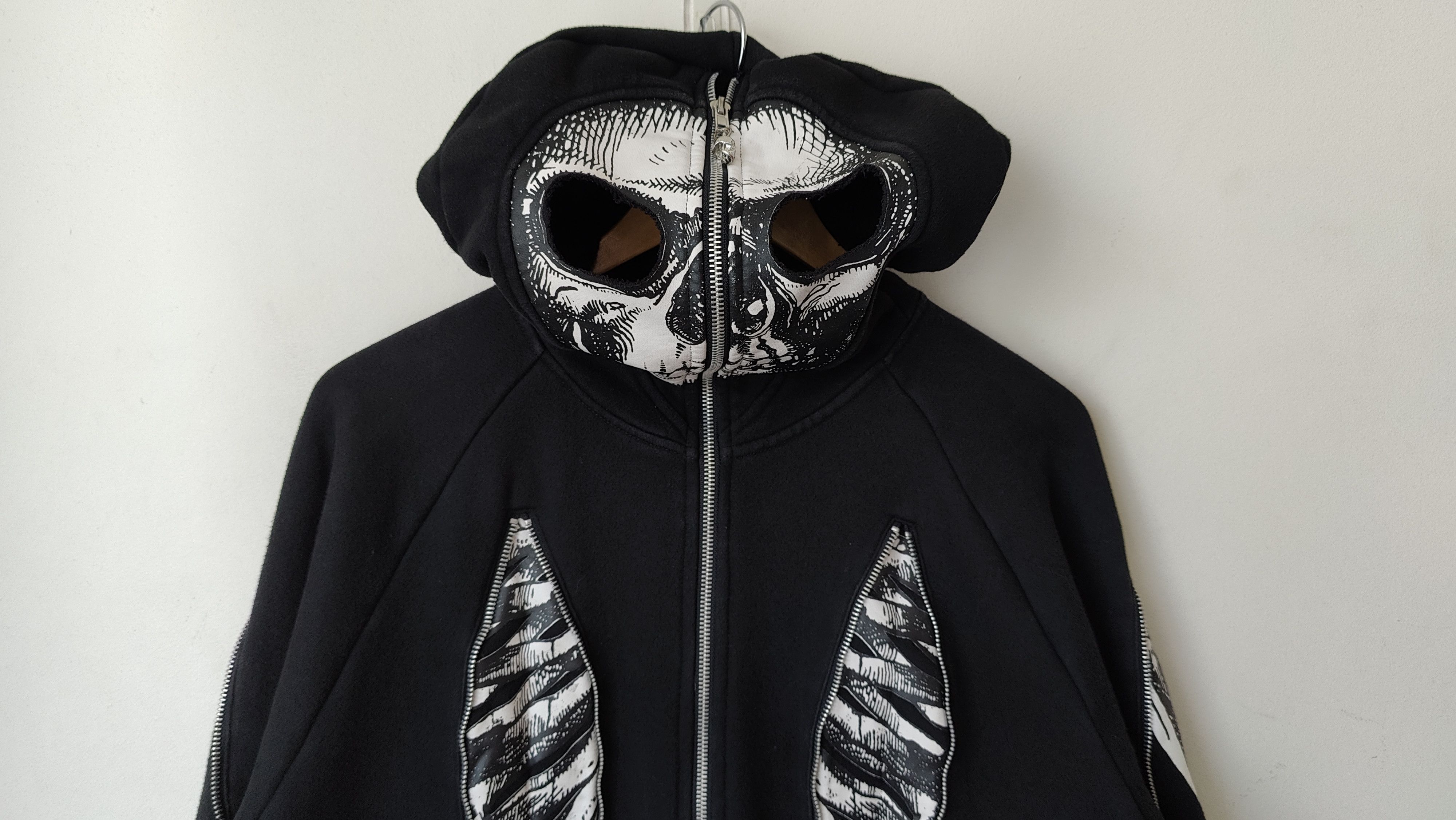 Vintage Jawbreaker Skeleton Multi Zippers Zip Up Sweatshirt Hoodie Size US L / EU 52-54 / 3 - 4 Thumbnail