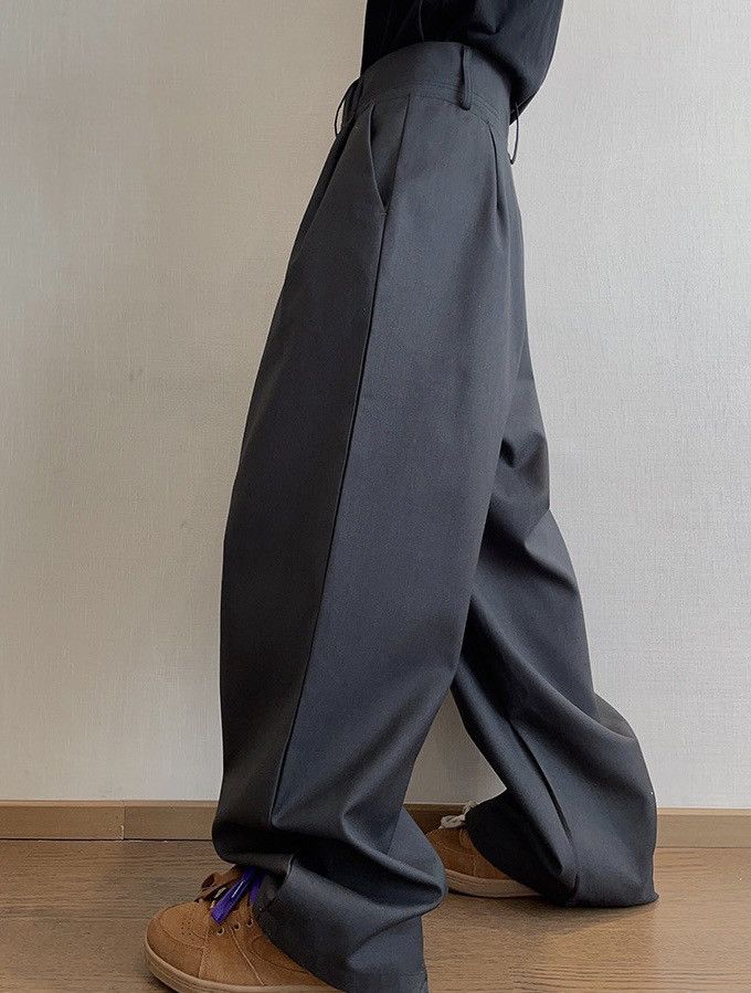 Japanese Brand × Vintage Cleanfit retro fashion pleated baggy pants Size US 34 / EU 50 - 3 Thumbnail