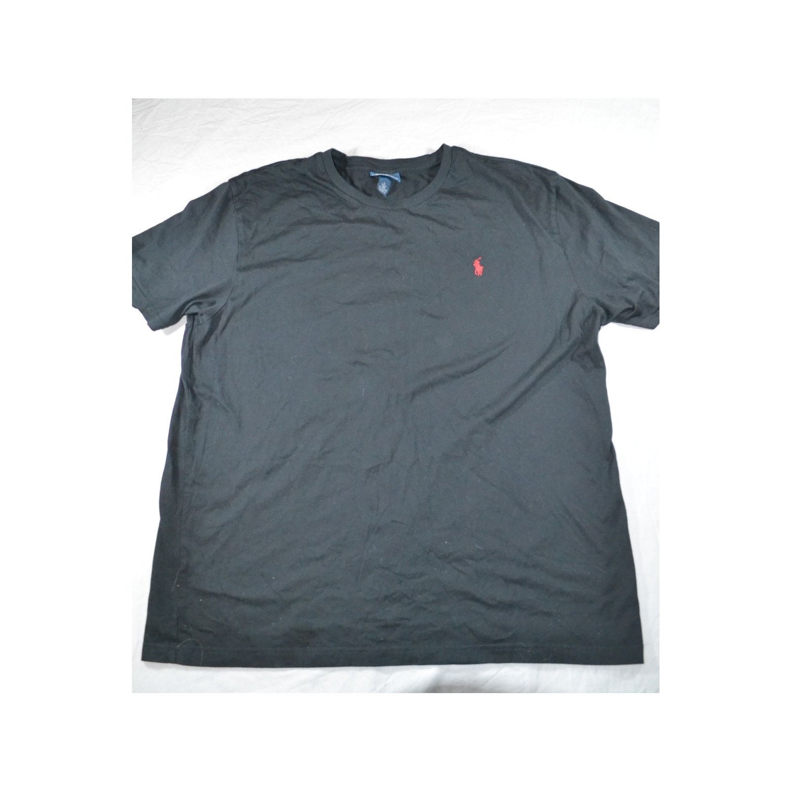 Polo Ralph Lauren Polo Ralph Lauren Basic Black Cotton T Shirt Size XL Size US XL / EU 56 / 4 - 1 Thumbnail