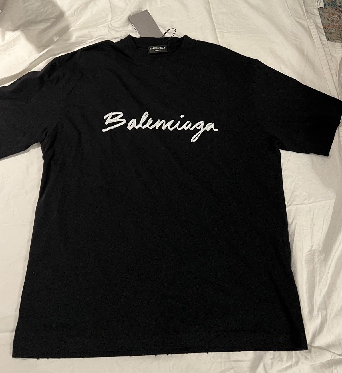 Balenciaga Balenciaga brushed print vintage jersey oversized Size US XS / EU 42 / 0 - 1 Thumbnail