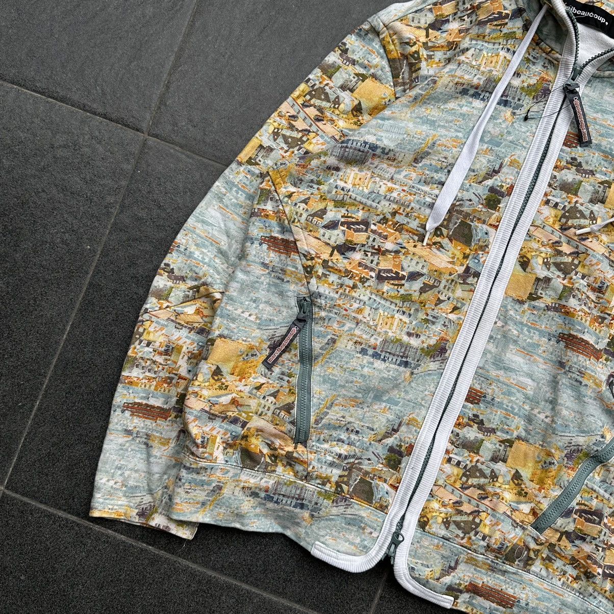 Issey Miyake Japanese Vintage Pattern Hoodie Jacket by Issey Miyake Size US L / EU 52-54 / 3 - 3 Thumbnail