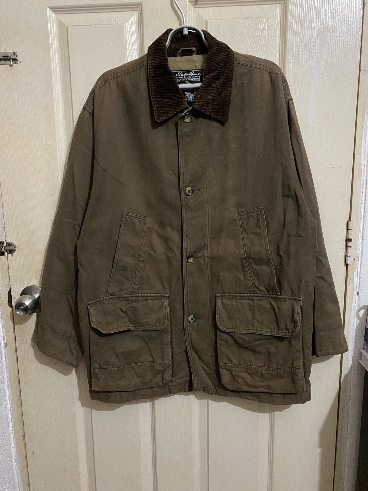 Eddie Bauer Vintage Eddie Bauer Field Jacket Brown Corduroy Collar Size US S / EU 44-46 / 1 - 3 Thumbnail
