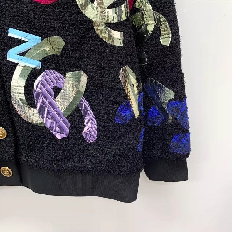 Chanel Chanel Color-matched high-end handicraft workshop logo lett Size S / US 4 / IT 40 - 4 Thumbnail