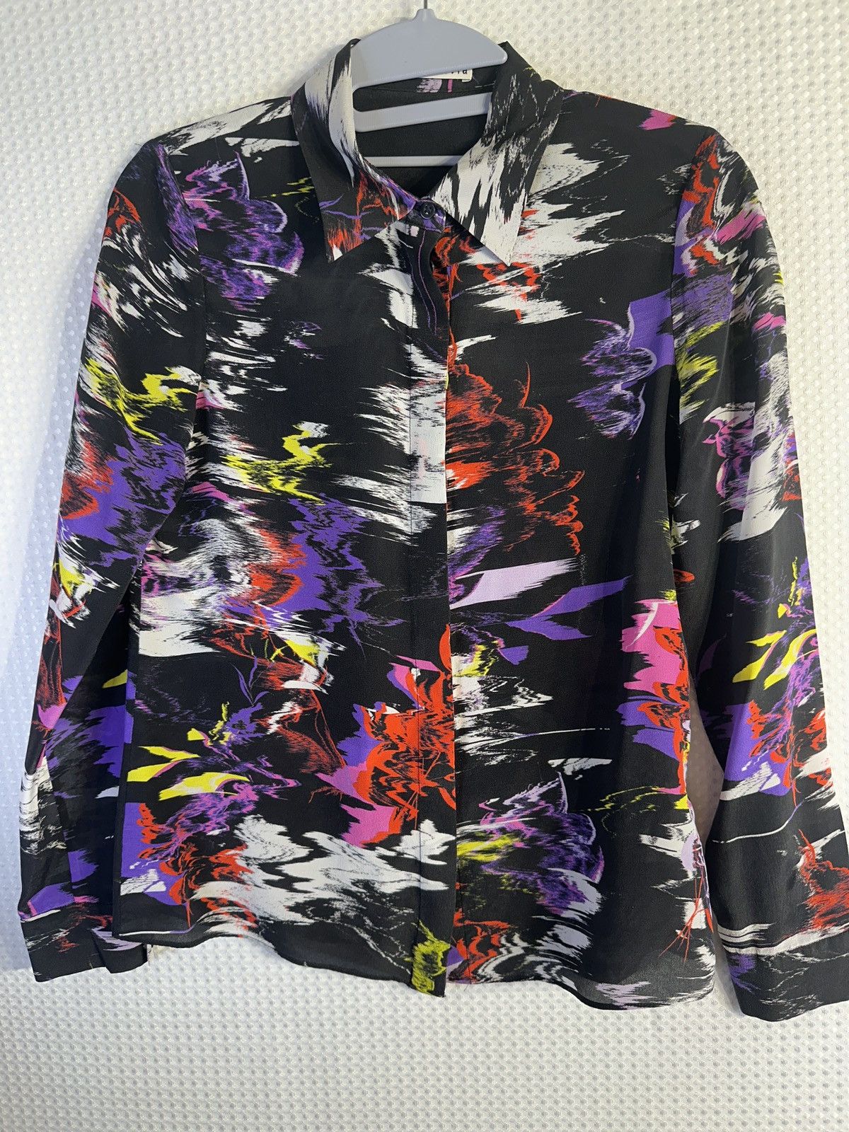 Alice + Olivia Alice + Olivia Willa Moonstruck silk blouse Size S / US 4 / IT 40 - 5 Thumbnail