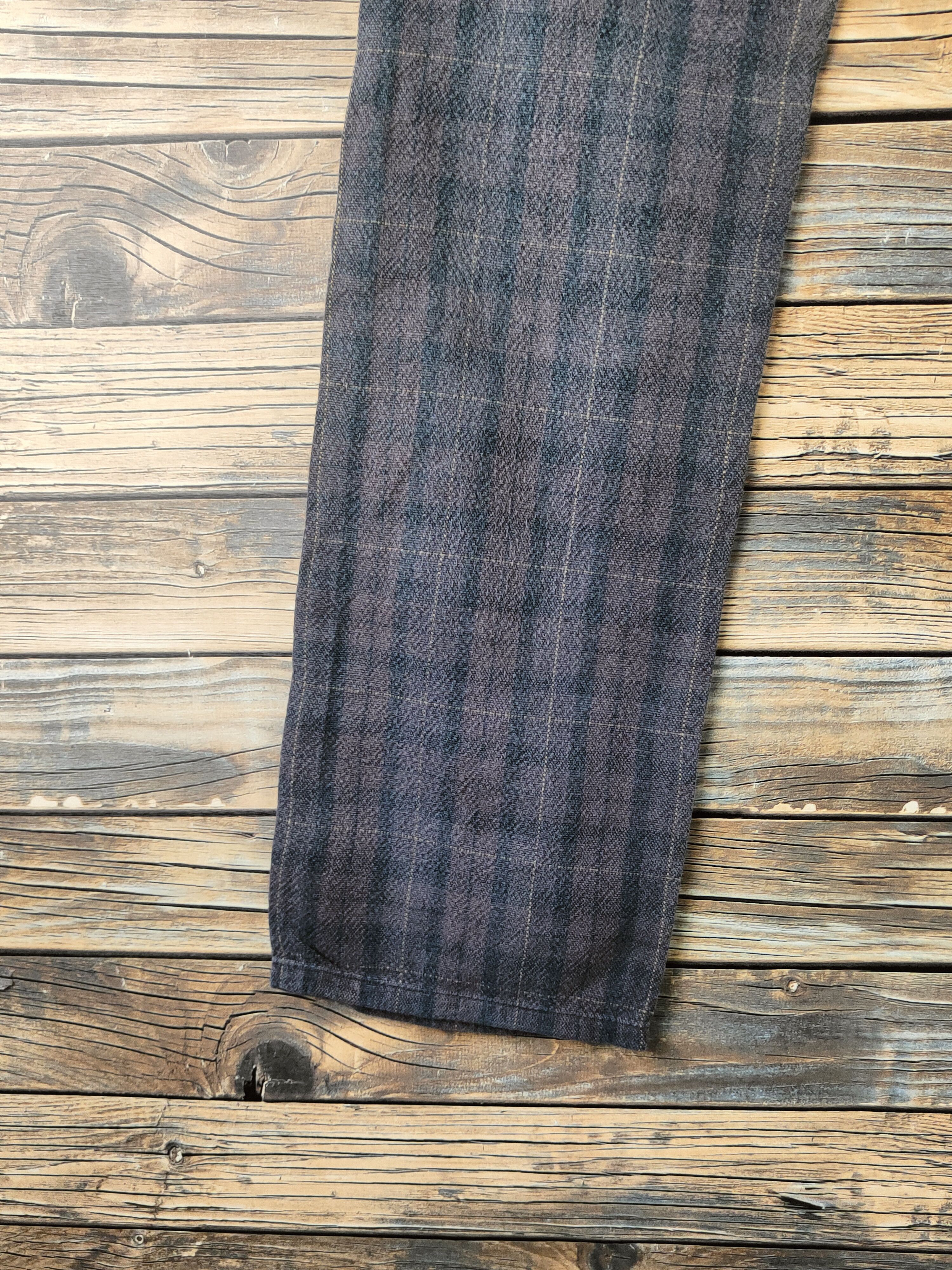 Plus One Clothing DL Plus One Brown Faded Multipocket Casual Pants #46-328 Size 28" / US 6 / IT 42 - 9 Thumbnail