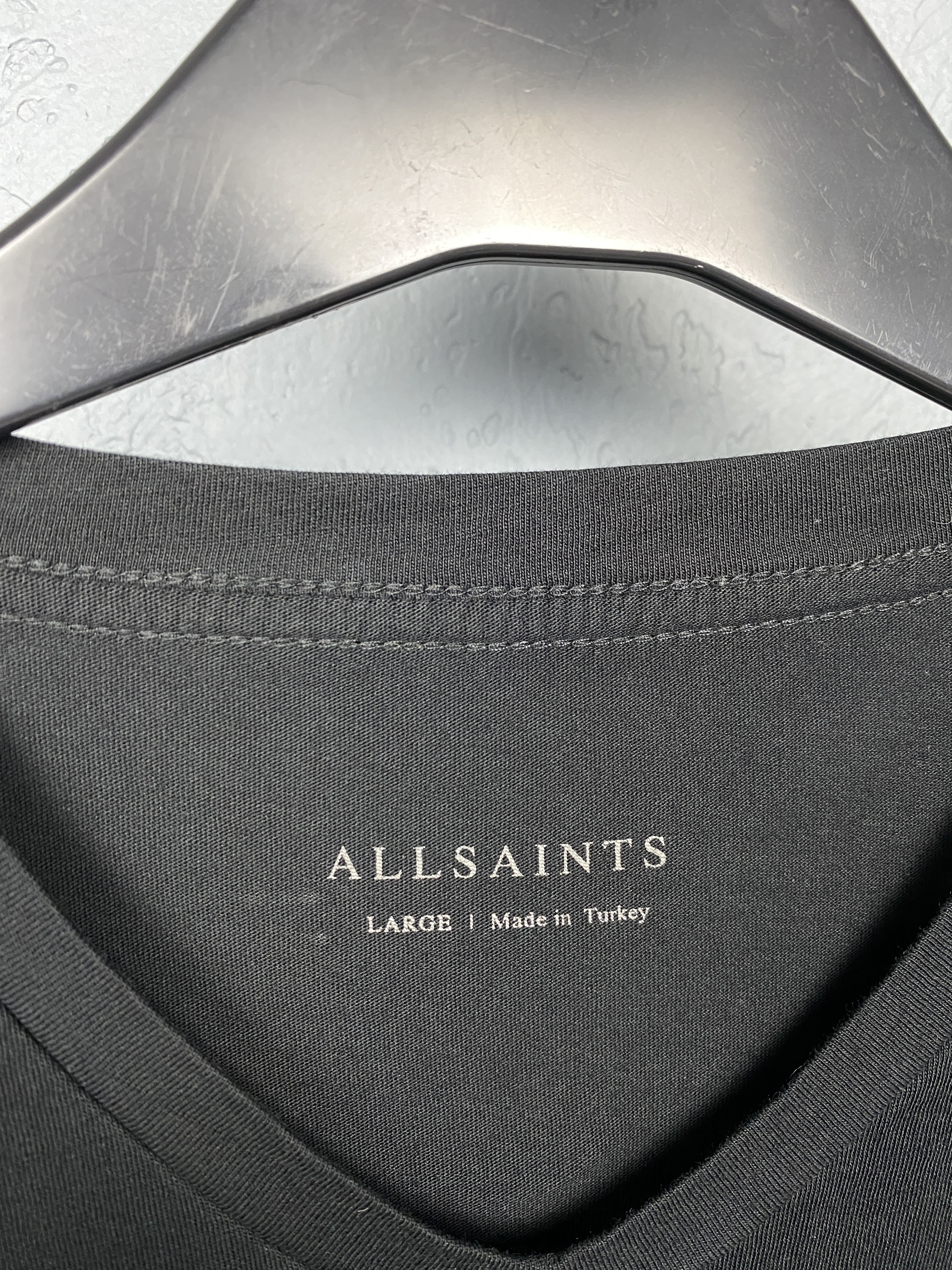 Allsaints Allsaints Vintage Mens Tonic V-Neck T-Shirt Size US L / EU 52-54 / 3 - 4 Thumbnail