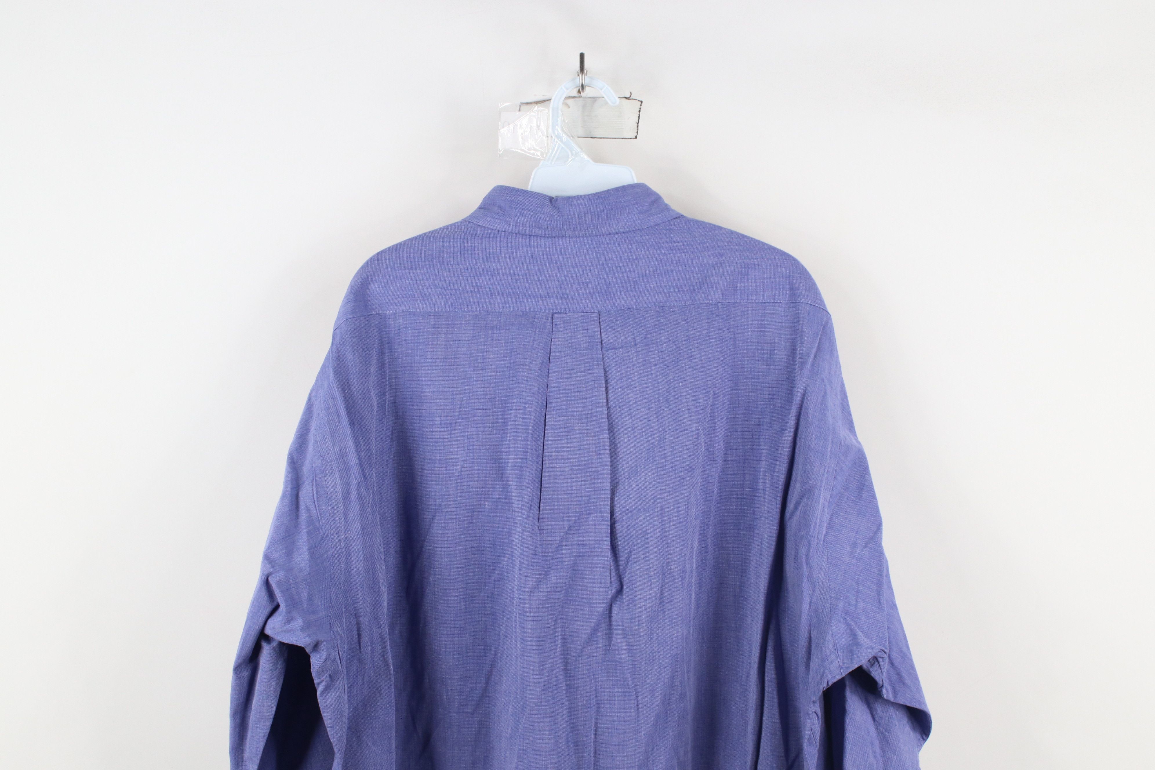 Brooks Brothers × Vintage Vintage 90s Brooks Brothers Cotton Button Down Shirt OCBD Size US M / EU 48-50 / 2 - 12 Thumbnail
