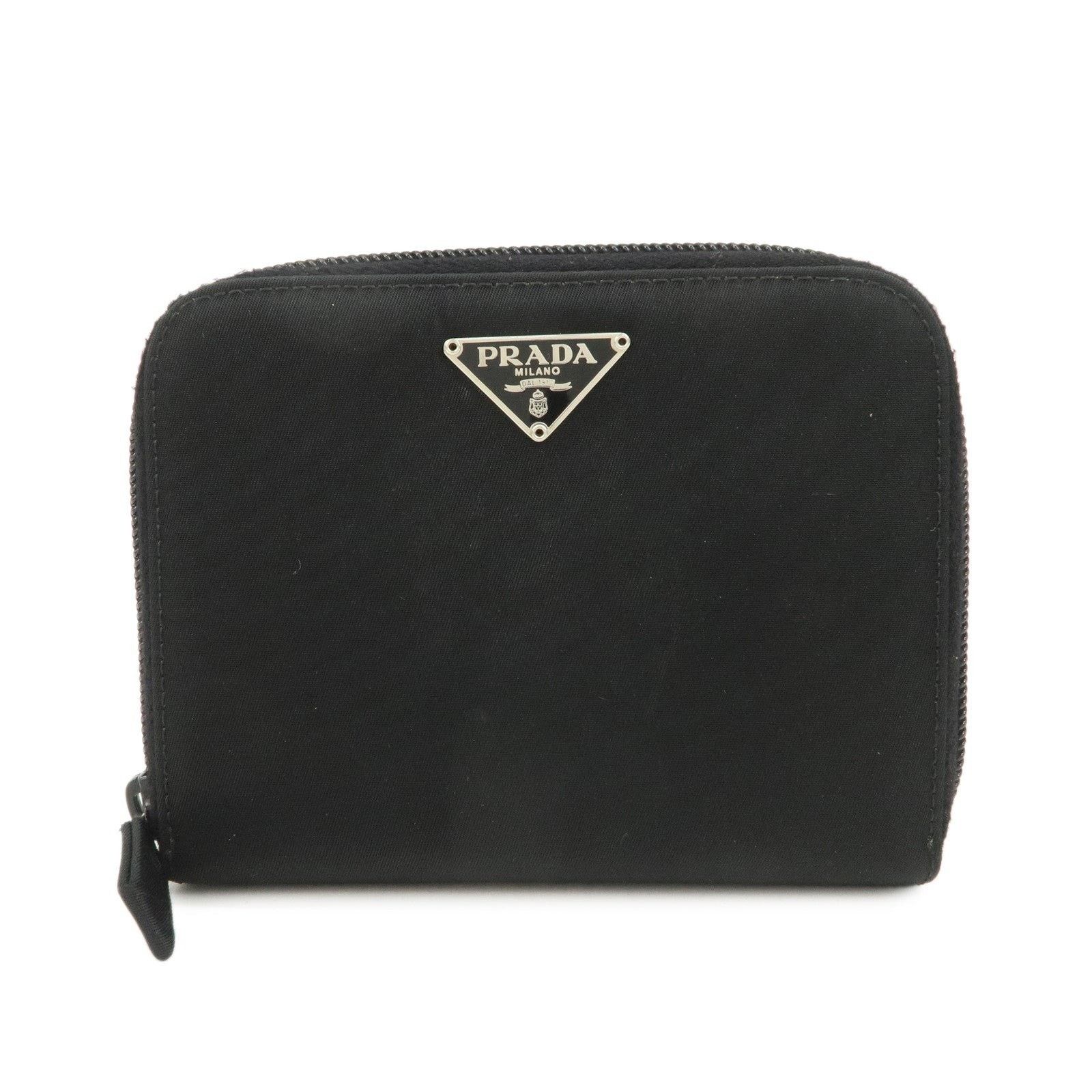 Prada Prada Tessuto Nylon Zippy Compact Wallet Black Size ONE SIZE - 1 Thumbnail