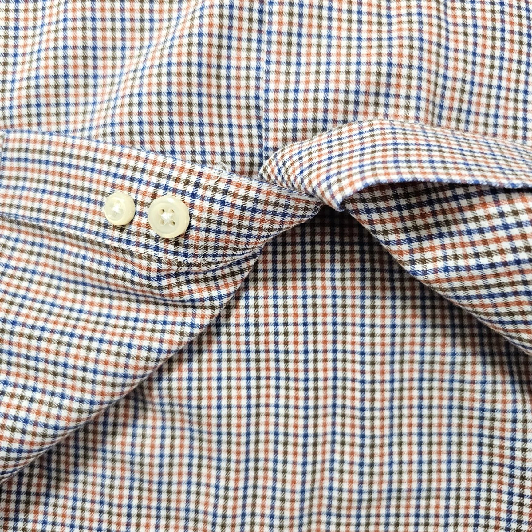 Peter Millar Peter Millar Shirt Mens Large Multicolor Gingham Woven Button-Up Cotton Size US L / EU 52-54 / 3 - 7 Thumbnail