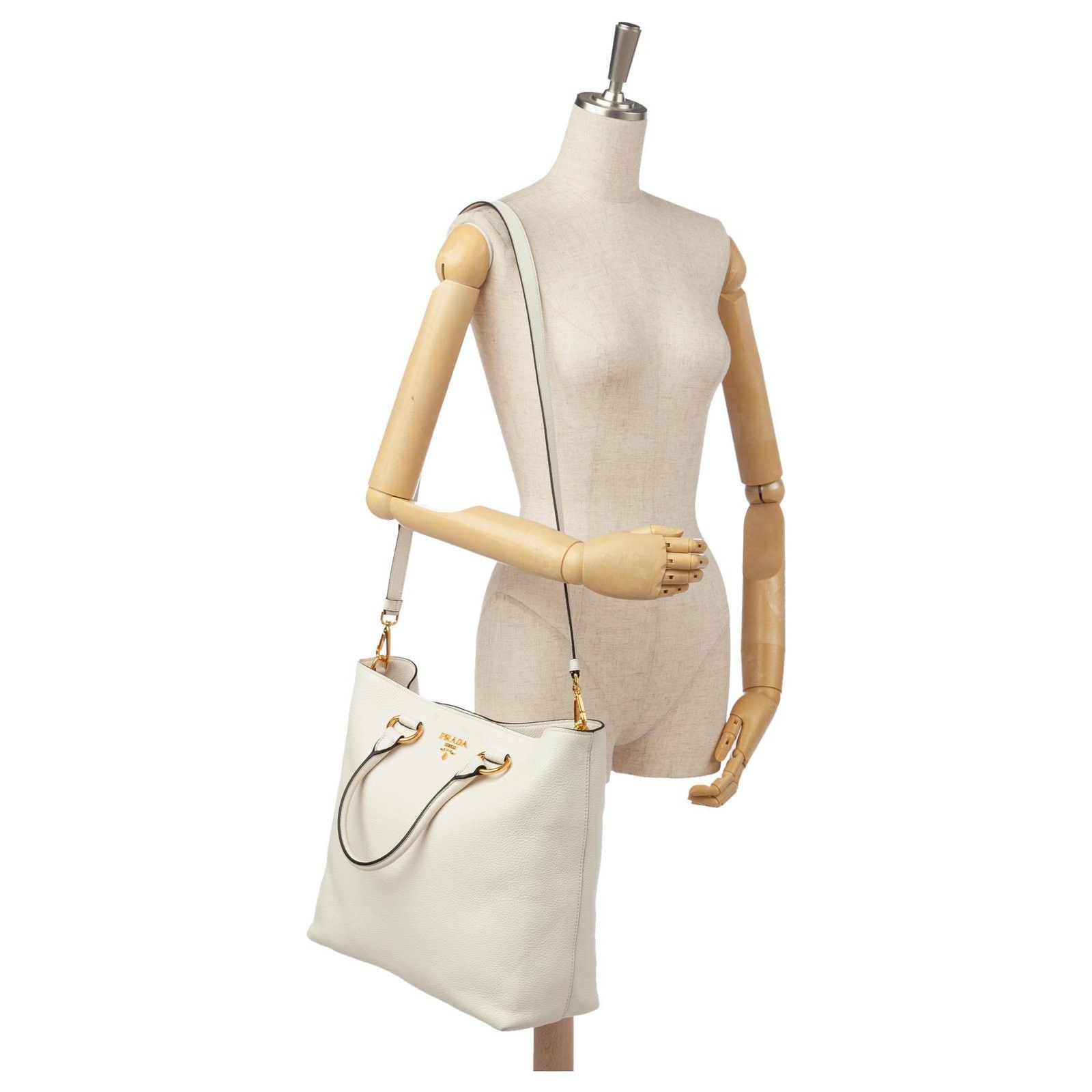 Prada o1la1rc1a0724 Size: OS / Tote Bag in White Size ONE SIZE - 6 Thumbnail