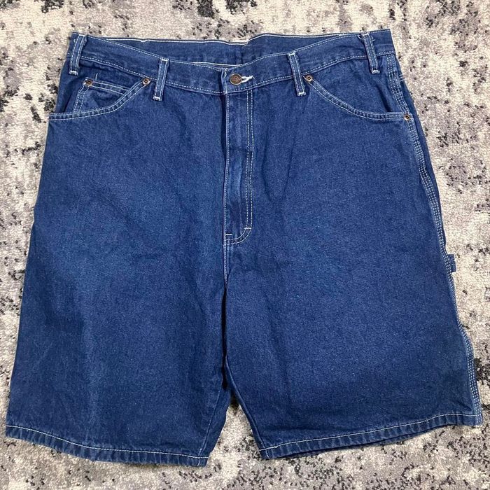 Dickies Dickies Denim Jorts Dark Wash Workwear Carpenter Jean Shorts ...