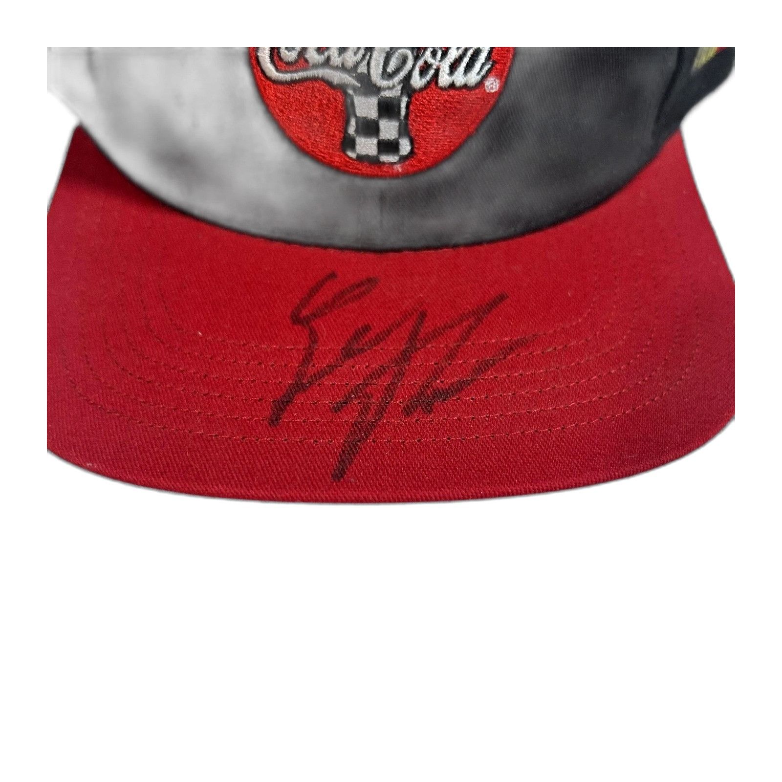 Vintage Vintage 90s Nascar Coca-Cola Racing Snapback Hip-Hop Autogra Size US XXS / EU 40 - 7 Thumbnail
