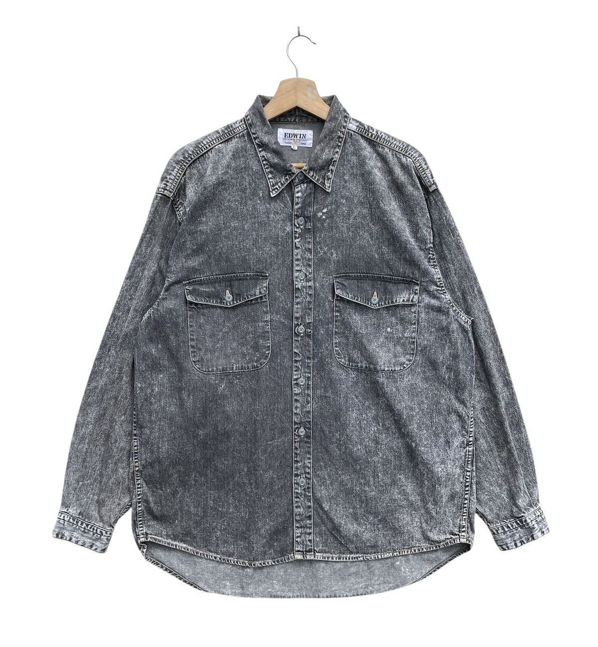 Japanese Brand 🔥Accept Binding Offer🔥 Vintage Edwin Denim Jacket Size US L / EU 52-54 / 3 - 1 Thumbnail