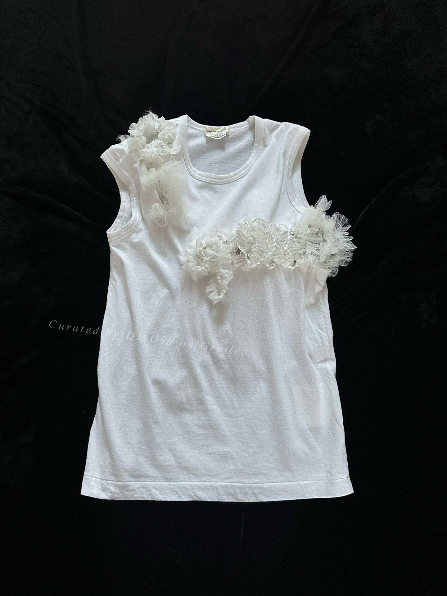 Rei Kawakubo Comme des Garçons 2006 3D Flower Sleeveless Tank Size S / US 4 / IT 40 - 1 Thumbnail