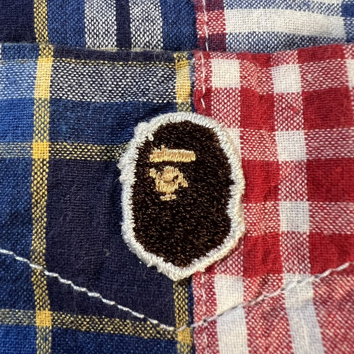 Bape BAPE Camo Patchwork Short Sleeve Button Down Shirt Size US M / EU 48-50 / 2 - 6 Thumbnail