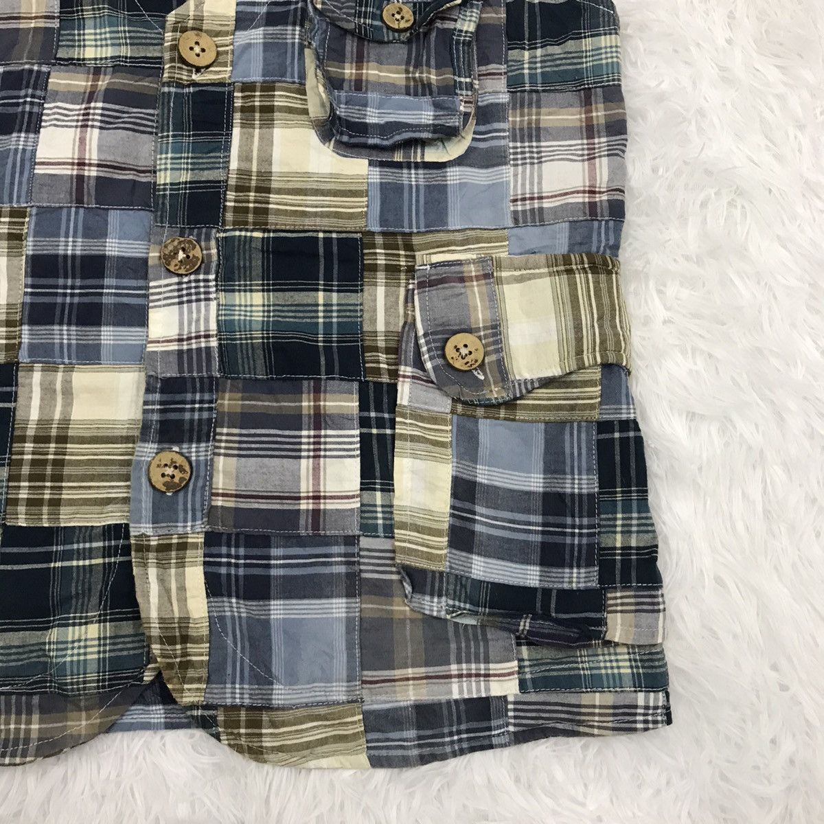 Japanese Brand Twenty works patchwork vest Size US M / EU 48-50 / 2 - 5 Thumbnail