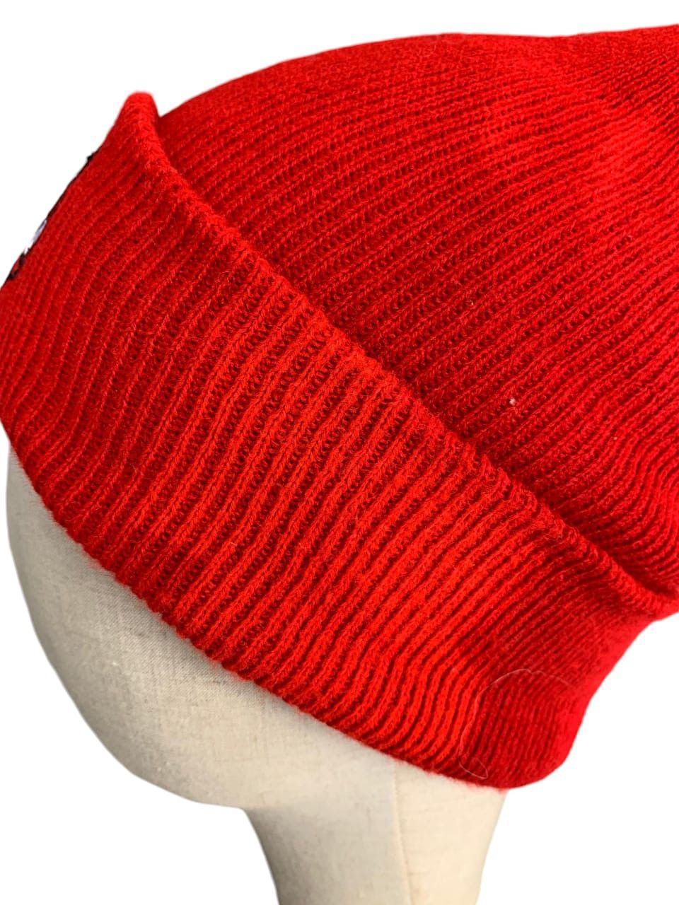 NBA × Vintage Vintage NBA Chicago Bulls Faded Colour beanie Hats Size ONE SIZE - 9 Thumbnail