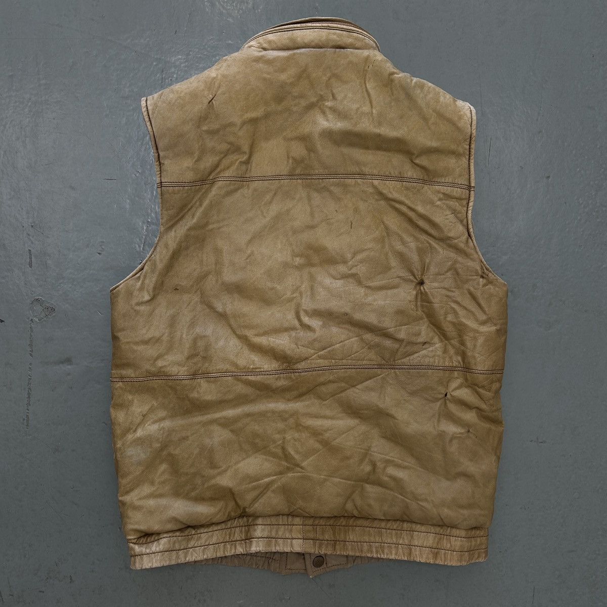 Vintage Vintage M. Julian Leather Down Vest — Made in Korea Size US L / EU 52-54 / 3 - 5 Thumbnail