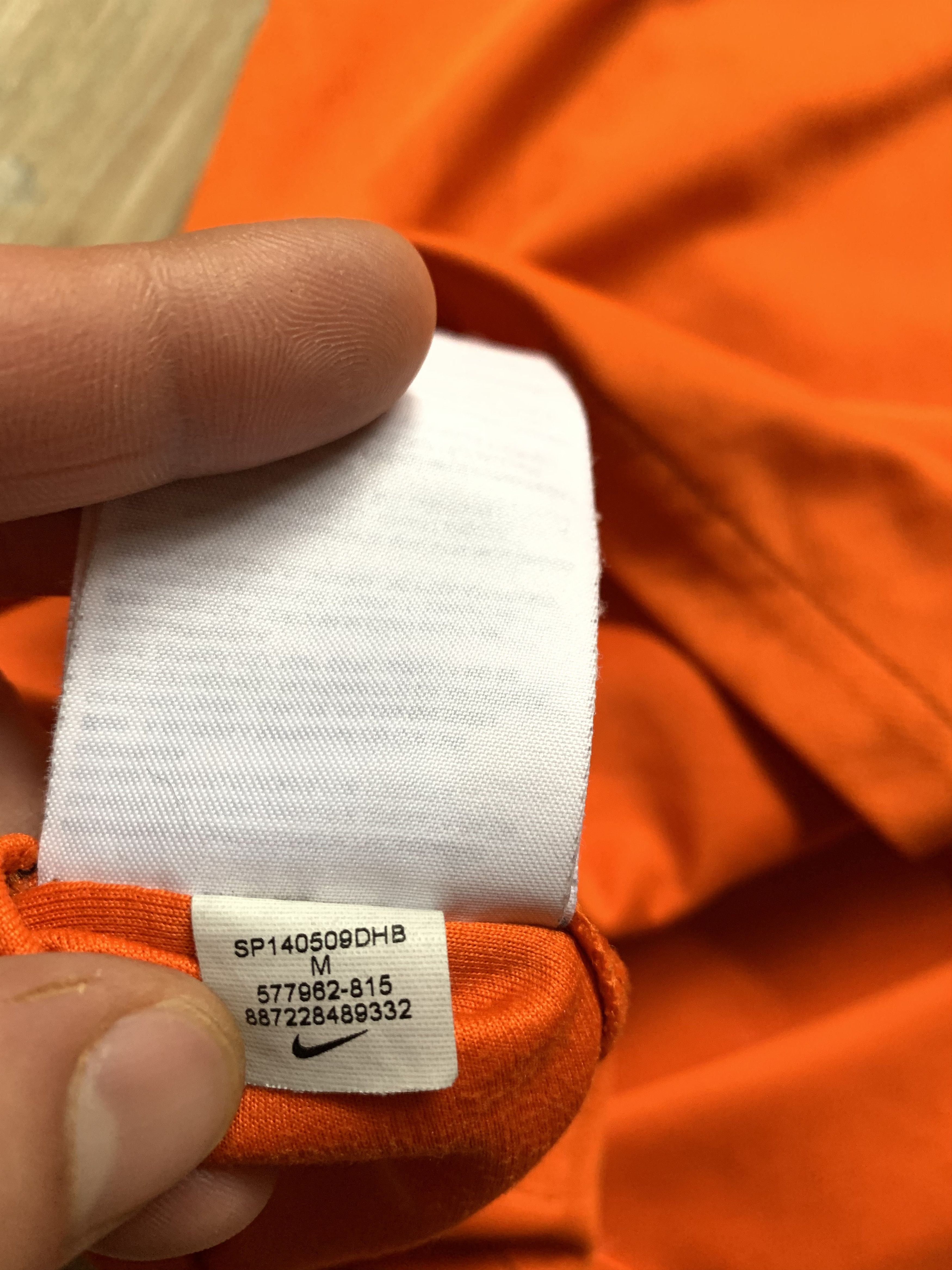 Nike Nike Netherlands Home Shirt 2014-2015 Size US M / EU 48-50 / 2 - 8 Thumbnail