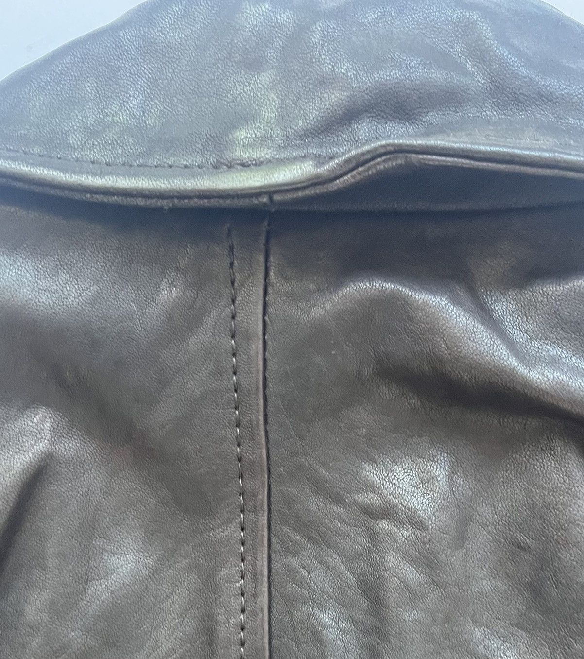 Dolce & Gabbana Dolce & Gabbana Brown Leather Mens Jacket Size US L / EU 52-54 / 3 - 20 Thumbnail