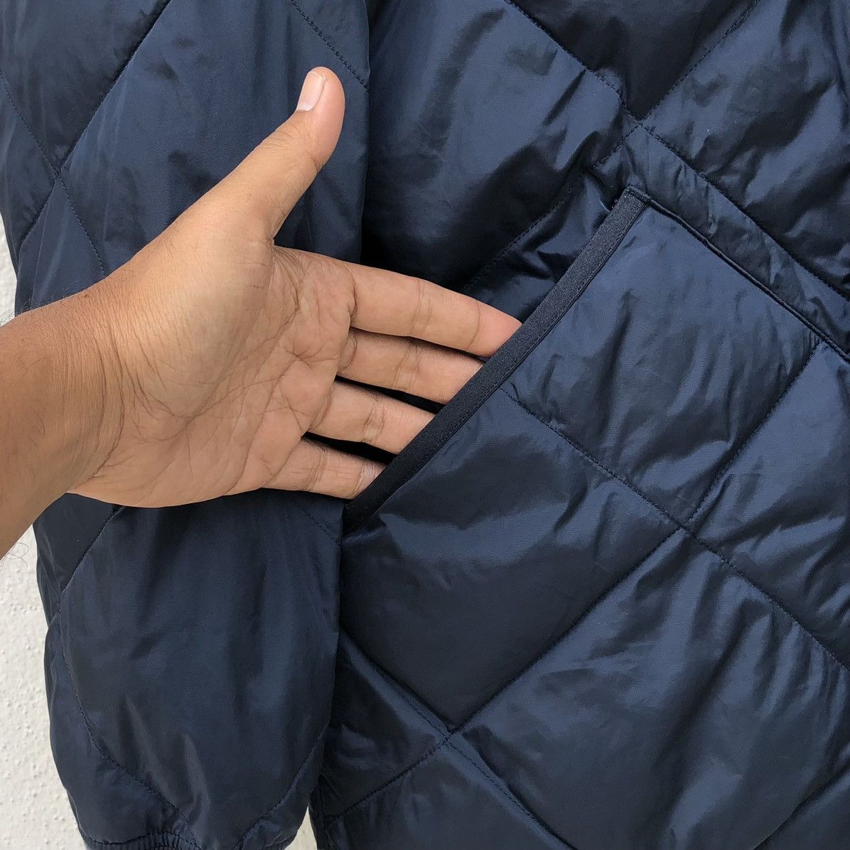 Lemaire × Uniqlo UNIQLO X LEMAIRE Mens Reversible Blue / Green Quilted Jacket Size US XL / EU 56 / 4 - 4 Thumbnail