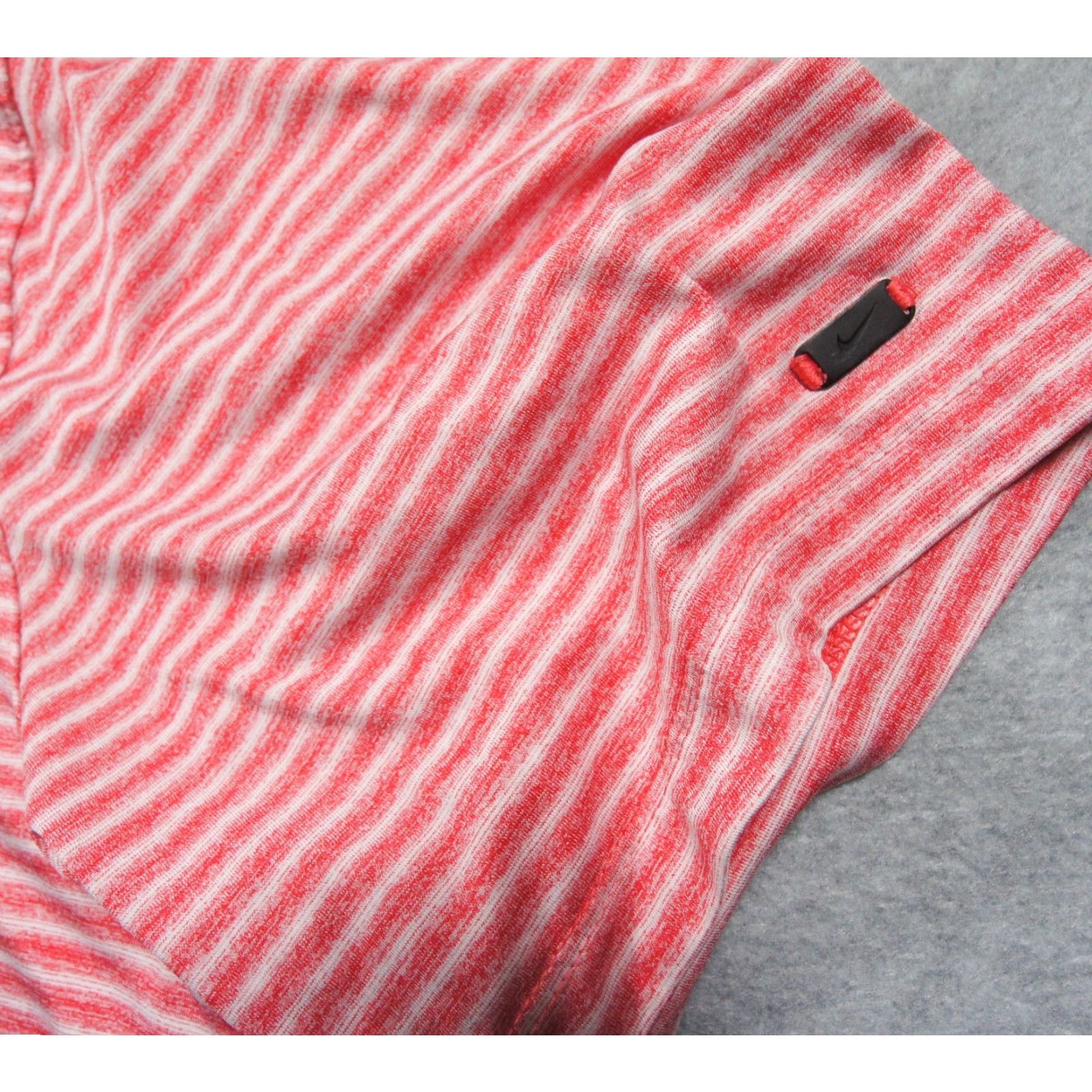 Nike Nike Tiger Woods Dri-Fit Polo Shirt Mens XL Red Striped Golf Boulder Ridge Polyester Spandex Logo Cap Neck Collared Short Sleeve Men’s Golf Shirt Size US XL / EU 56 / 4 - 3 Thumbnail