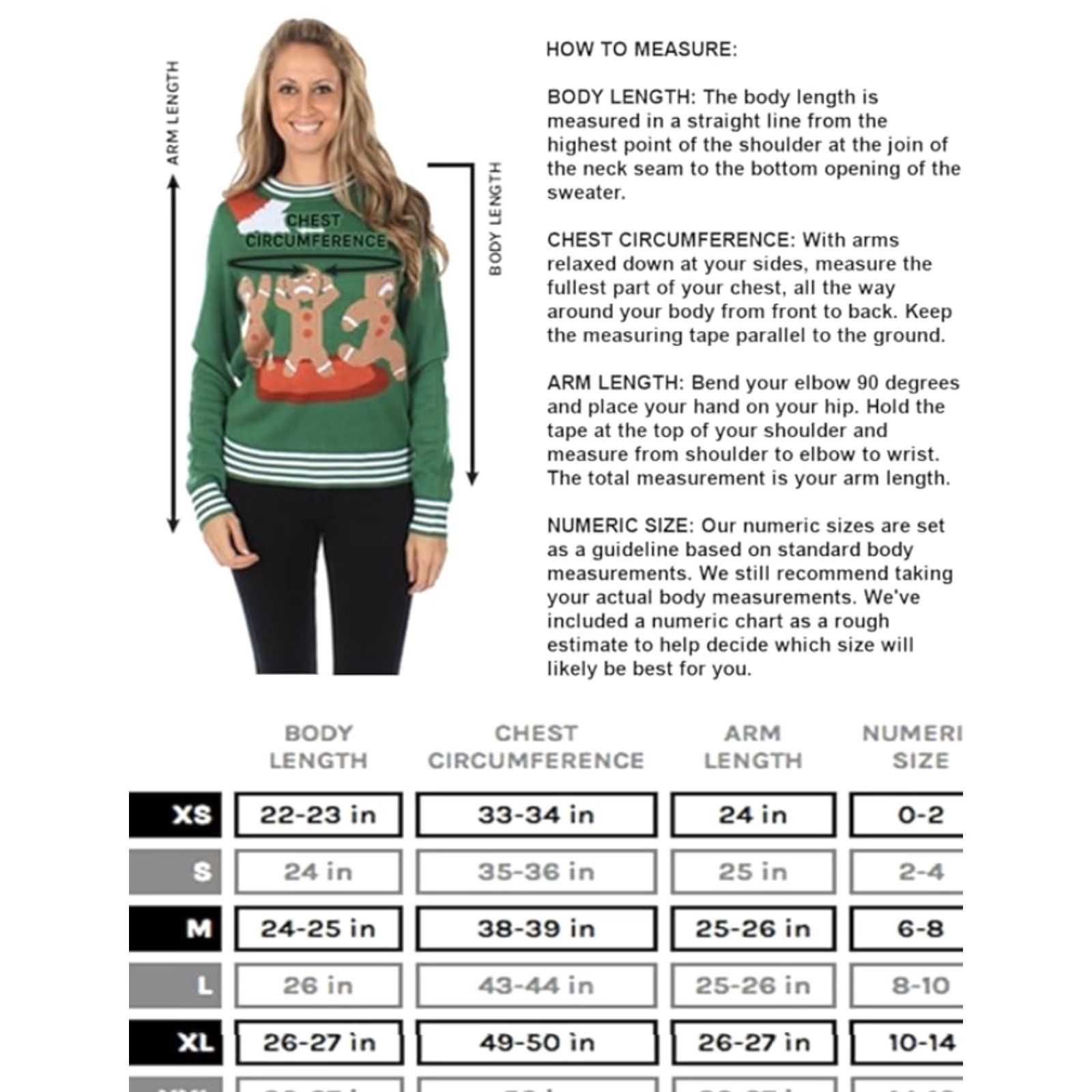 Vintage Tipsy Elves Women's Ugly Christmas Sweater Gray Size M - Pullover Holiday Apparel Size M / US 6-8 / IT 42-44 - 4 Thumbnail