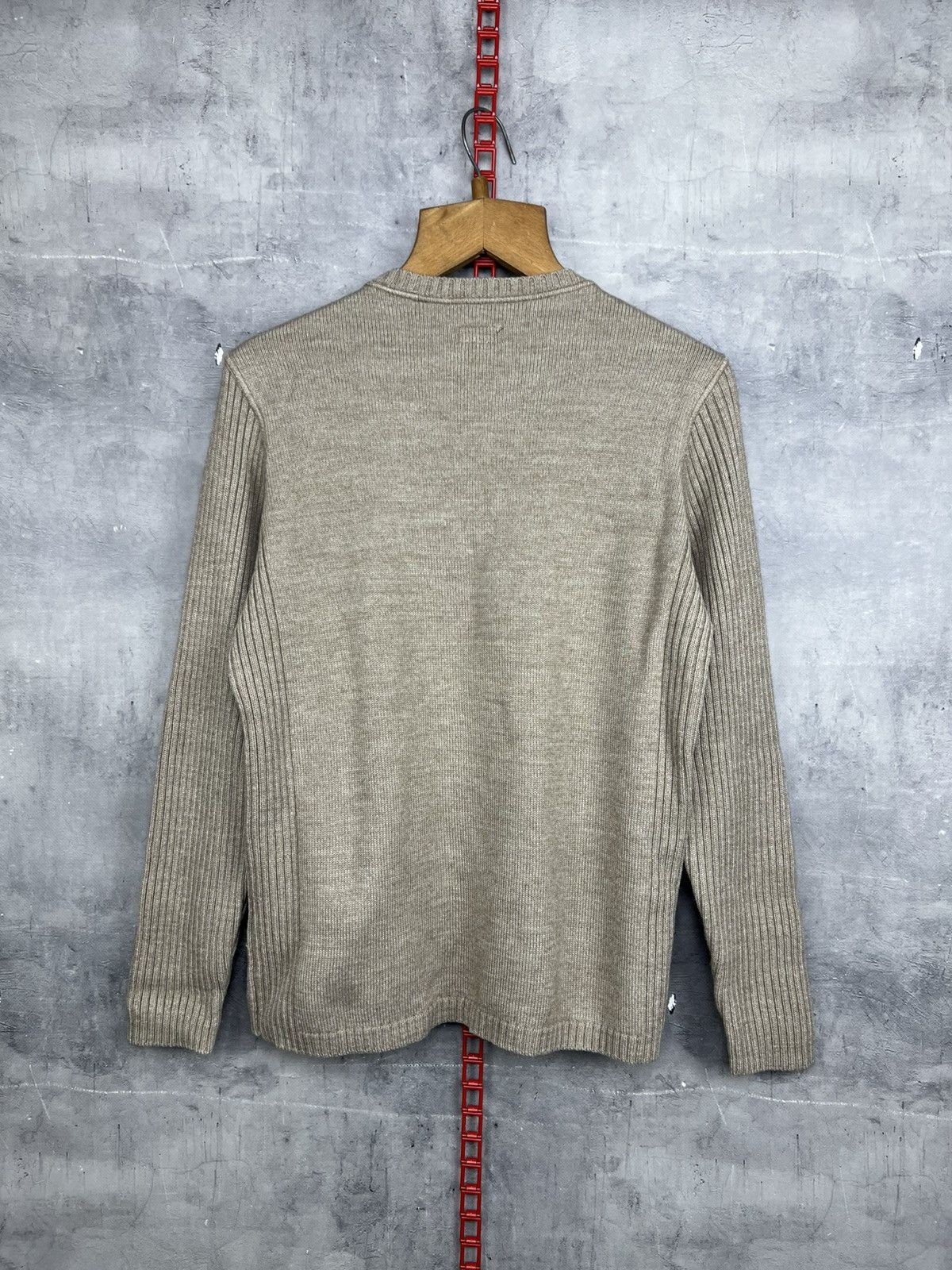 Emporio Armani Vintage Emporio Armani Beige Wool Men’s Sweater Size M Size US M / EU 48-50 / 2 - 7 Thumbnail