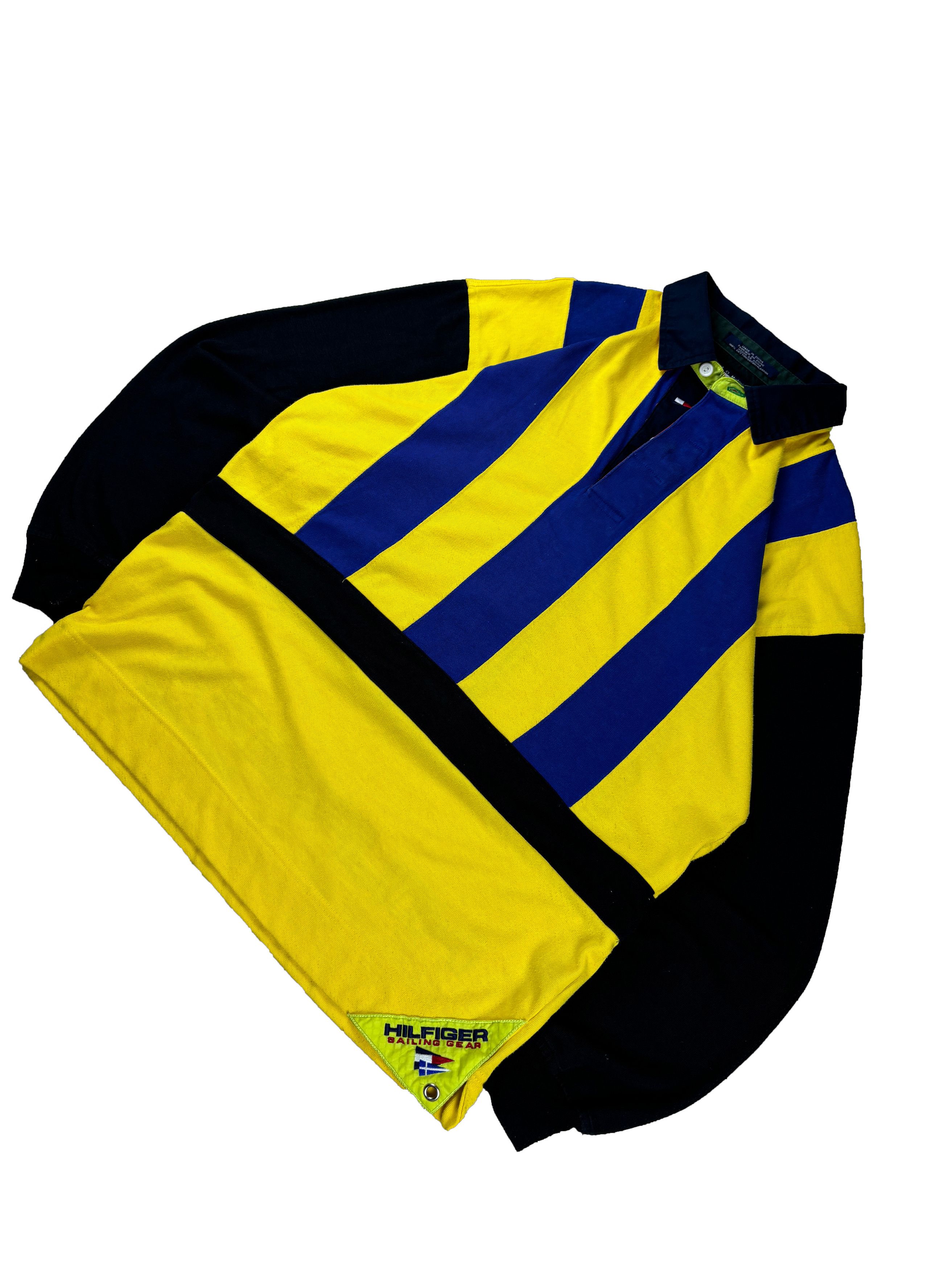 Tommy Hilfiger Tommy Hilfiger Rare Vintage 90s - long sleeve polo Size US L / EU 52-54 / 3 - 2 Thumbnail