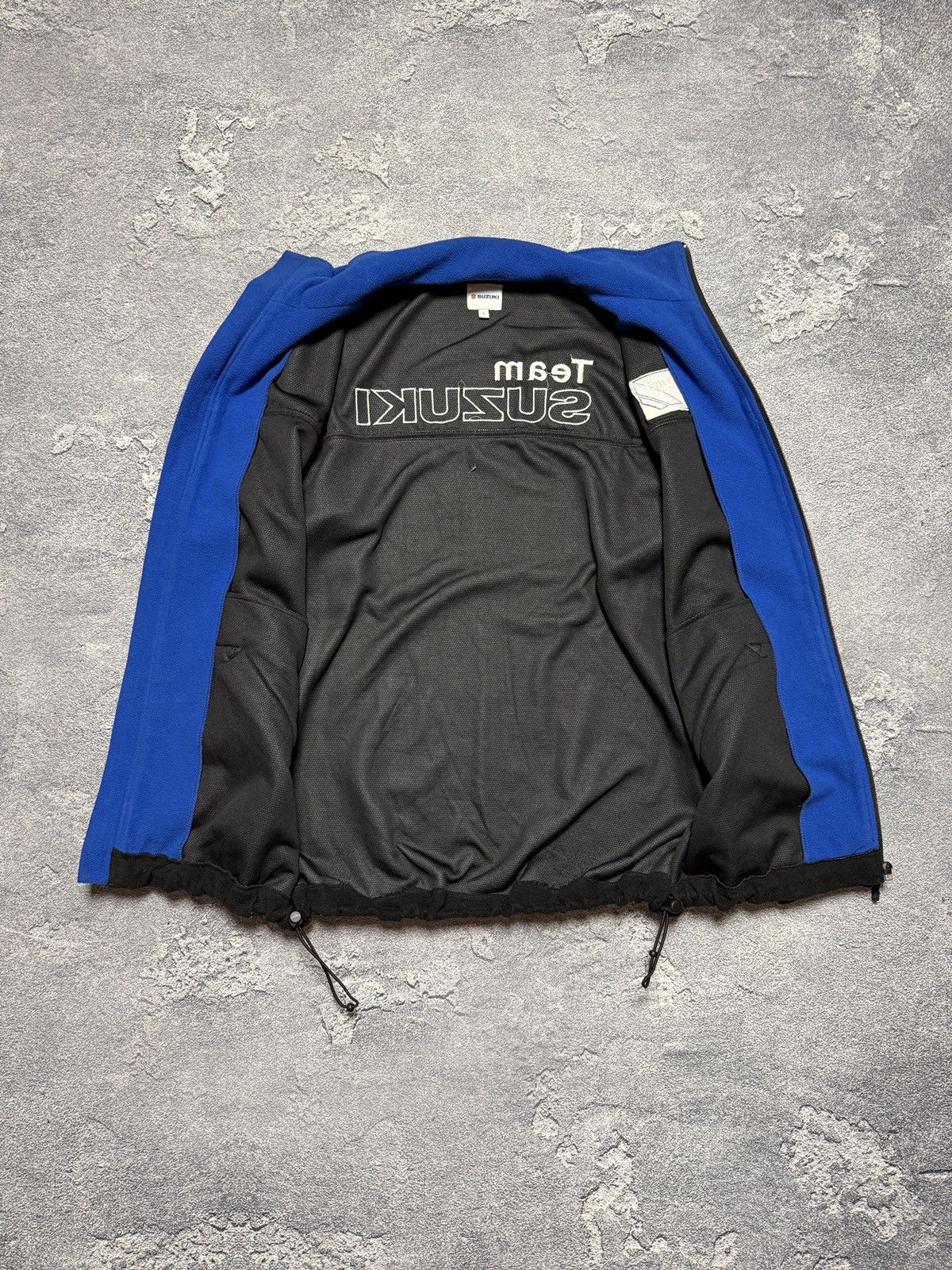 Vintage Suzuki Fleece Track Jacket Vintage