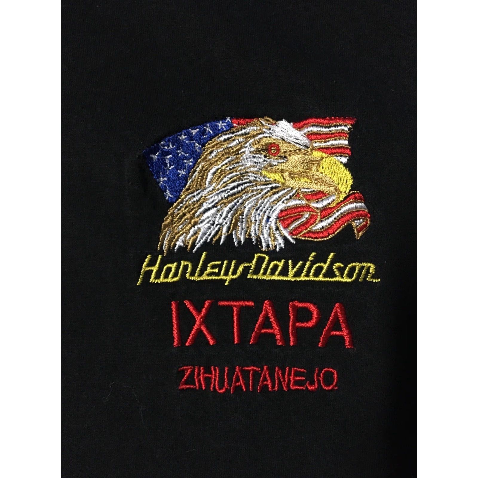 Harley Davidson VINTAGE Harley Davidson Shirt M 90s Mexico Eagle Black Cotton Graphic Tee Men Grunge USA Flag Motorcycle Biker 70s 80s 90s Size US M / EU 48-50 / 2 - 2 Thumbnail