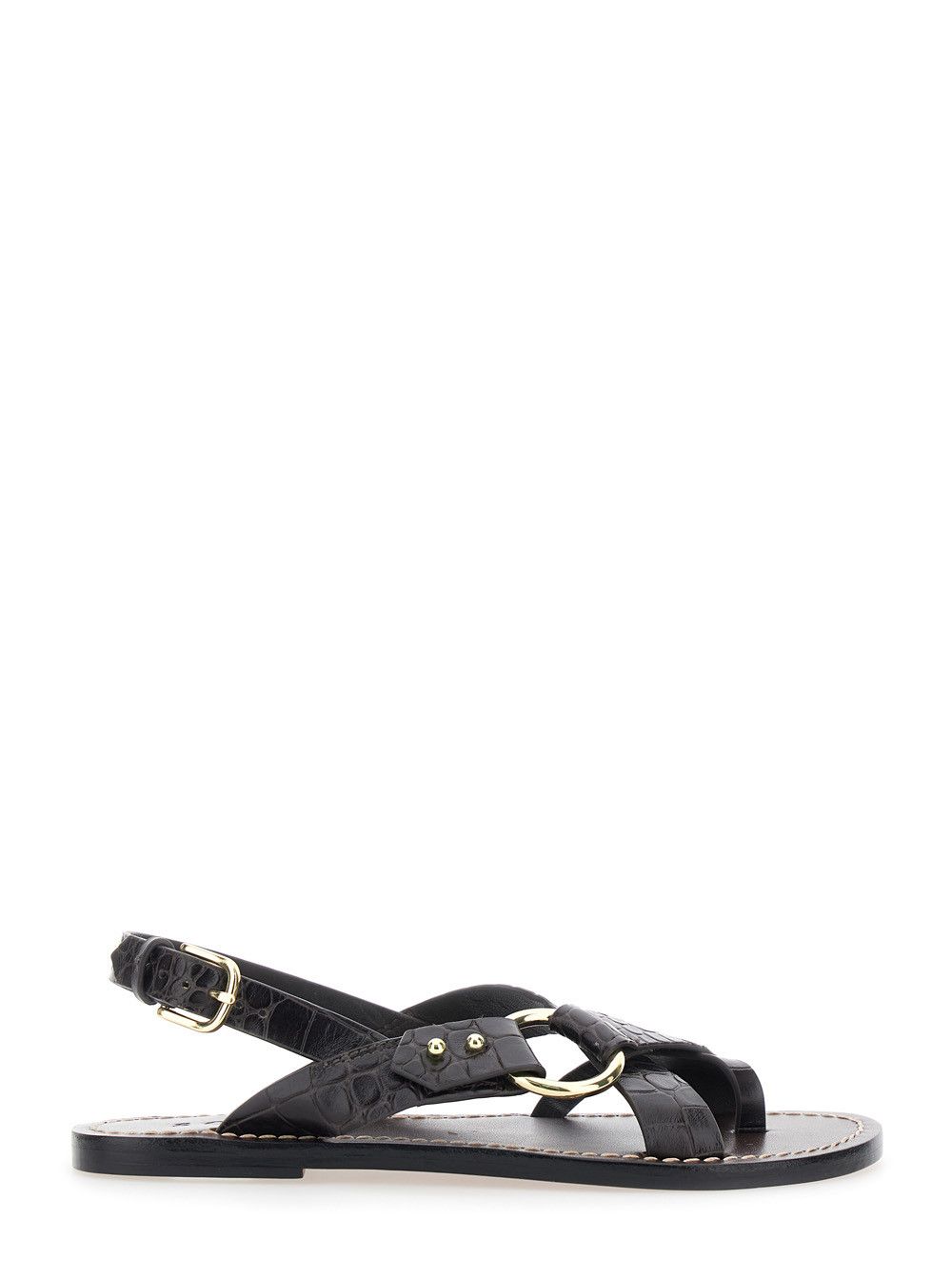 Soeur FLORENCE Brown Leather Sandals for Women Size US 7 / IT 37 - 1 Thumbnail