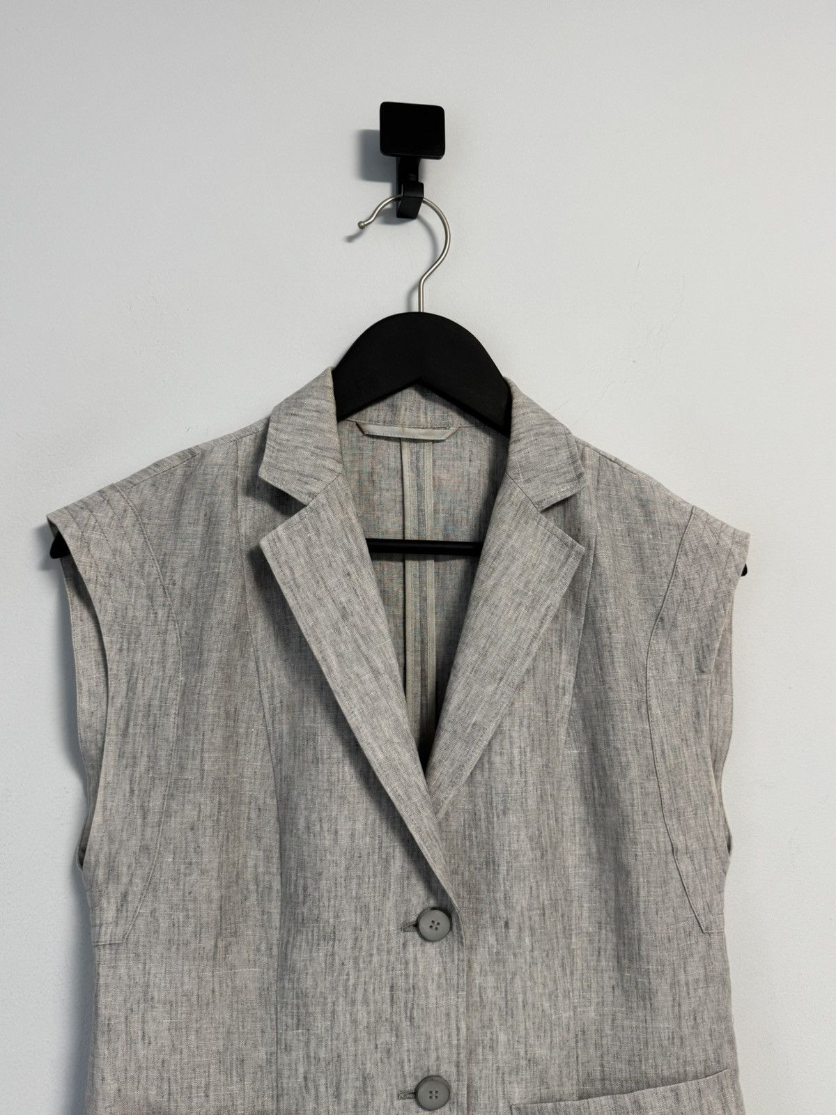Max Mara 🔥Max Mara Vest Y2K Style Gray Women’s Size M / US 6-8 / IT 42-44 - 2 Thumbnail