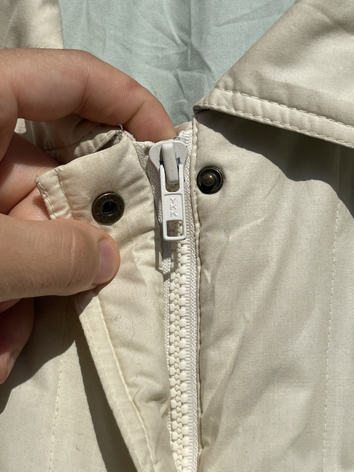 Adidas 1970’s Adidas Made in West Germany Vintage trench Coat beige Size L / US 10 / IT 46 - 19 Thumbnail