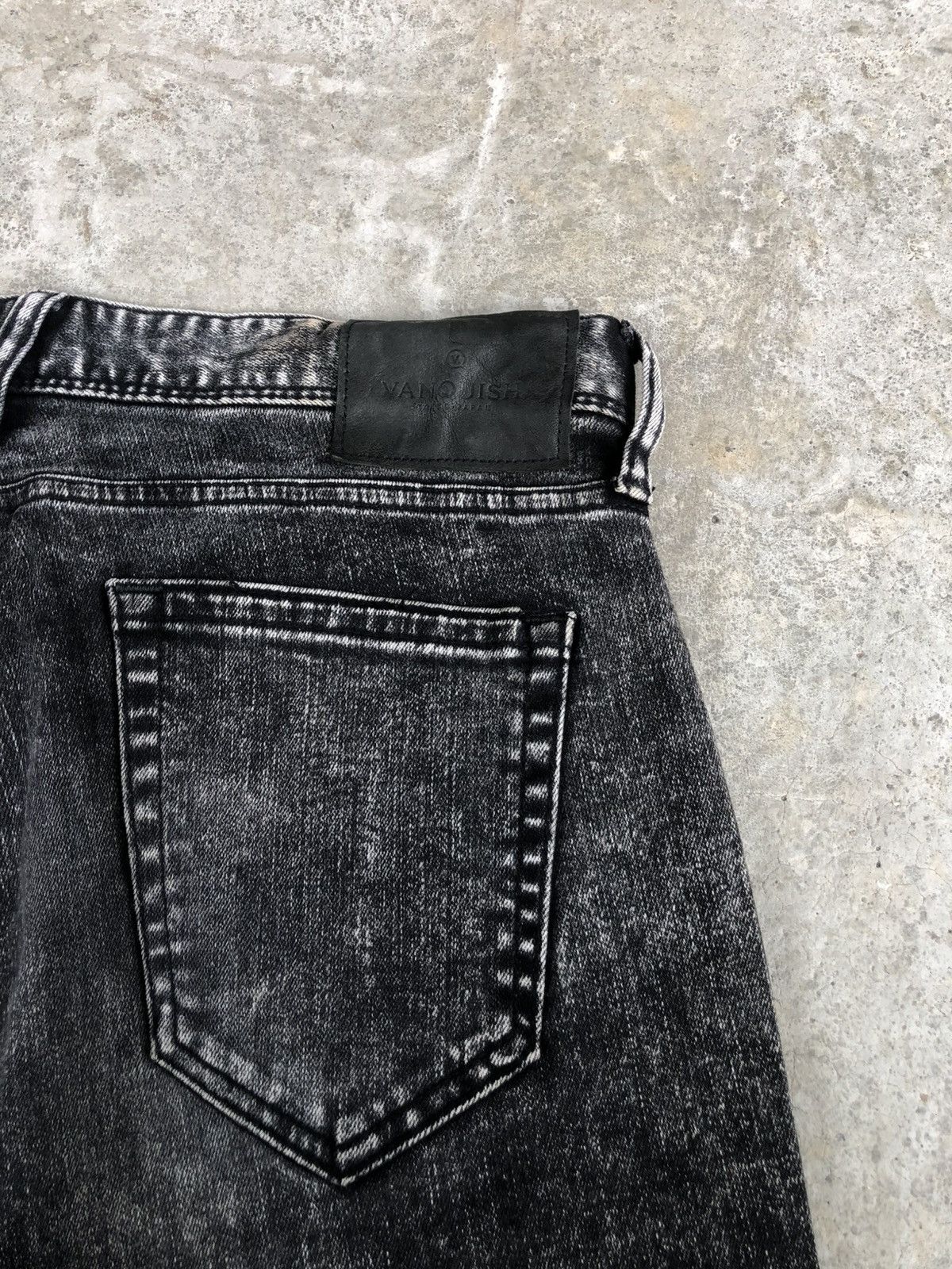 If Six Was Nine Japanese Vanquish Distressed Denim Skinny Jeans Size US 32 / EU 48 - 17 Thumbnail
