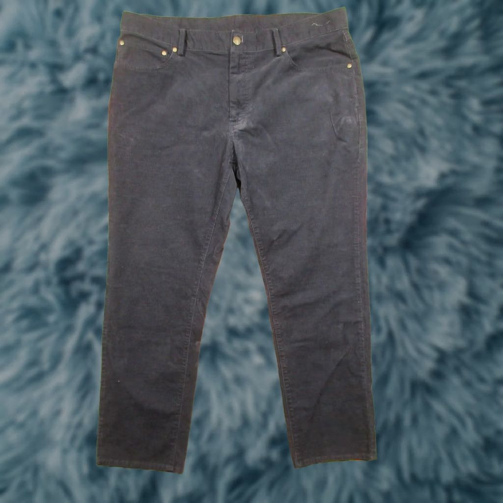 Brooks Brothers Brooks Brothers Corduroy Pants Mens 38X30 Blue Stretch Chino Straight Leg EUC Size US 38 / EU 54 - 1 Thumbnail