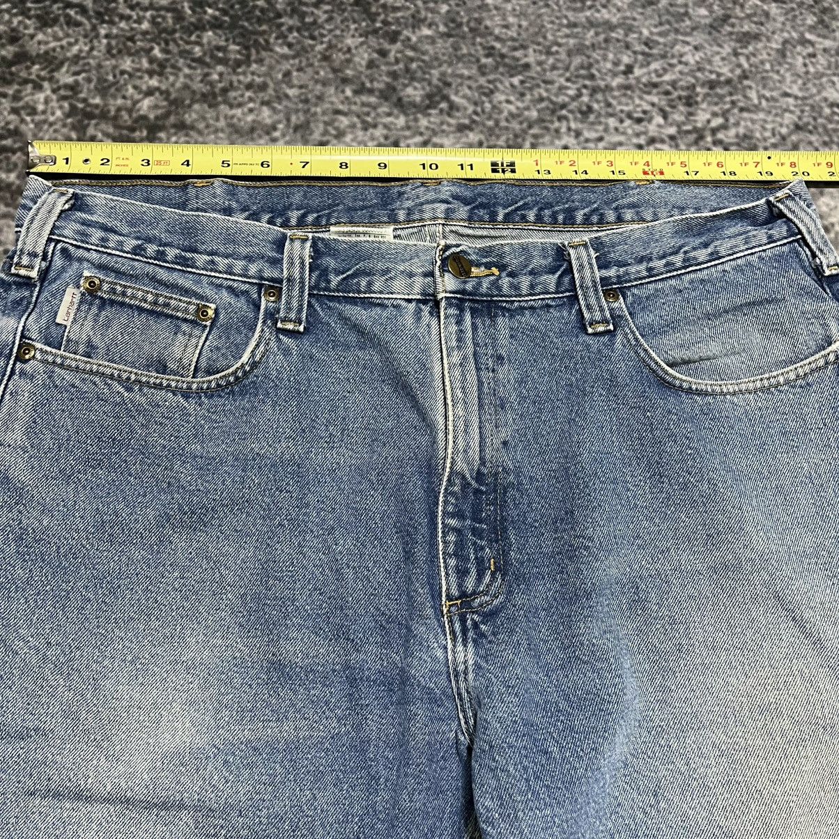 Carhartt Vintage Carhartt Blue Workwear Skater 2000s Jeans 40x33 Size US 40 / EU 56 - 7 Thumbnail