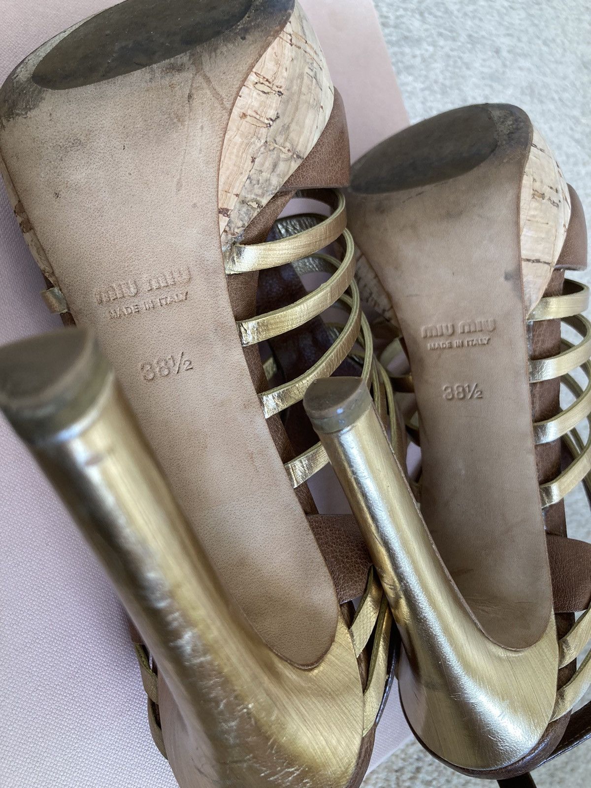 Miu Miu Miu Miu sandals Size US 8.5 / IT 38.5 - 4 Thumbnail