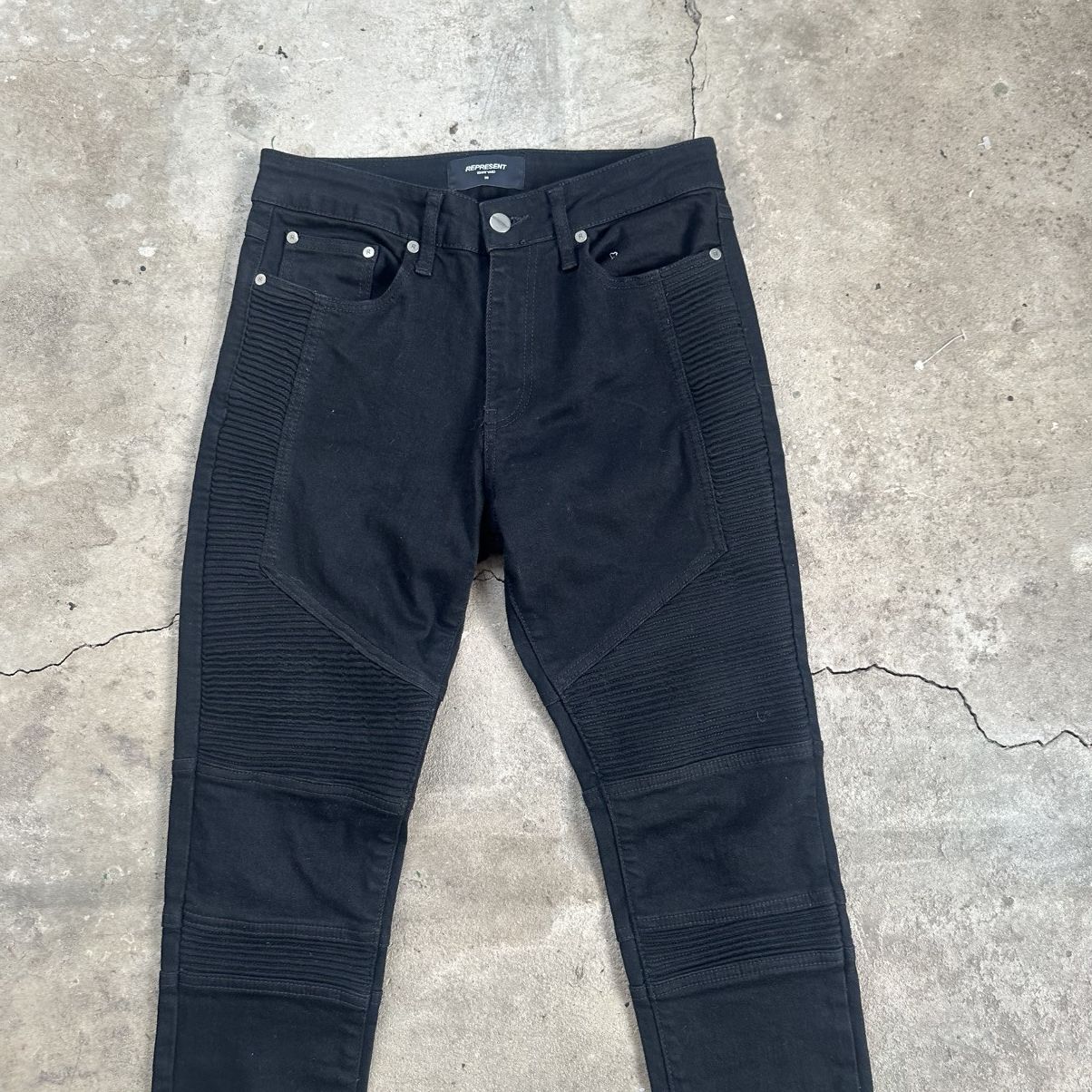Represent Clo. Represent men’s biker denim jeans size 30 Size US 30 / EU 46 - 3 Thumbnail