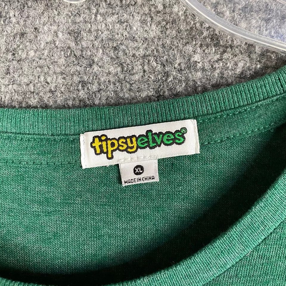 Tipsy Elves Tipsy Elves T-Shirt Men's XL Short Sleeve Zero Lucks Given Size US XL / EU 56 / 4 - 3 Thumbnail