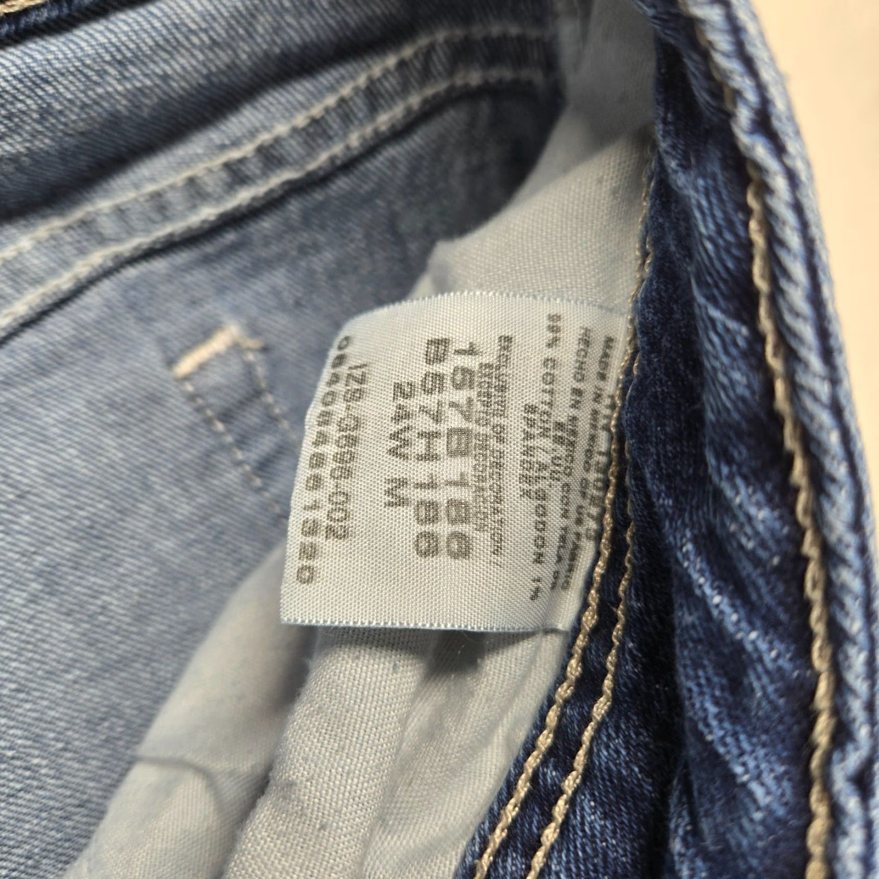 Lee LEE RIDERS Jeans Skinny Denim Blue 24W Adult Women's High Rise 11.5 in Stretch 5-Pocket Jeans Autumn Winter Spring Summer Size 42" / US 20 - 4 Thumbnail